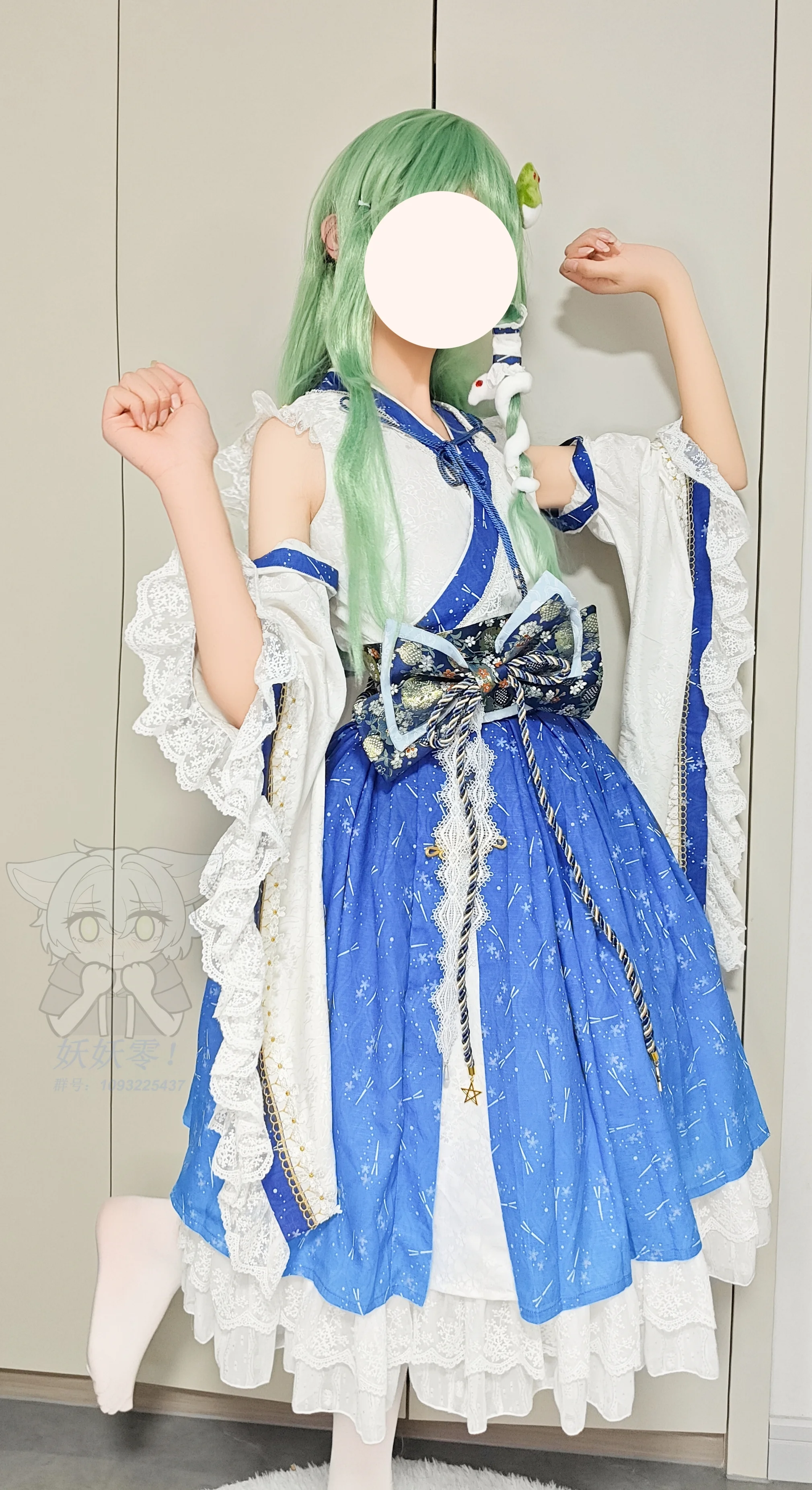 【东风谷早苗cos】在东方project幻想乡的晨光中捕捉灵动瞬间 - 第 2 张