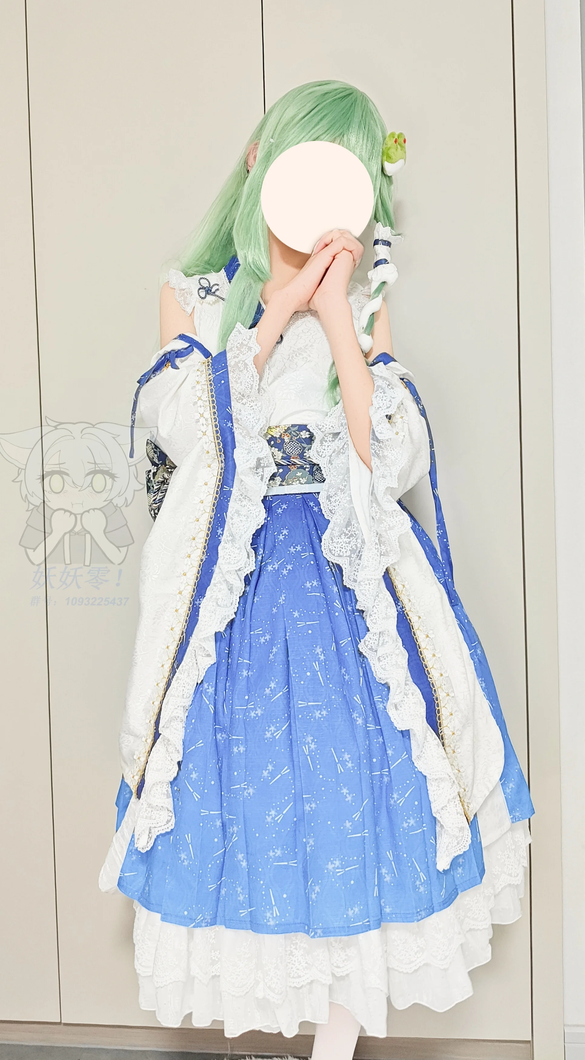 【東風谷早苗 コスプレ】守矢神社の巫女、今日も祈祷中 - 1 枚目