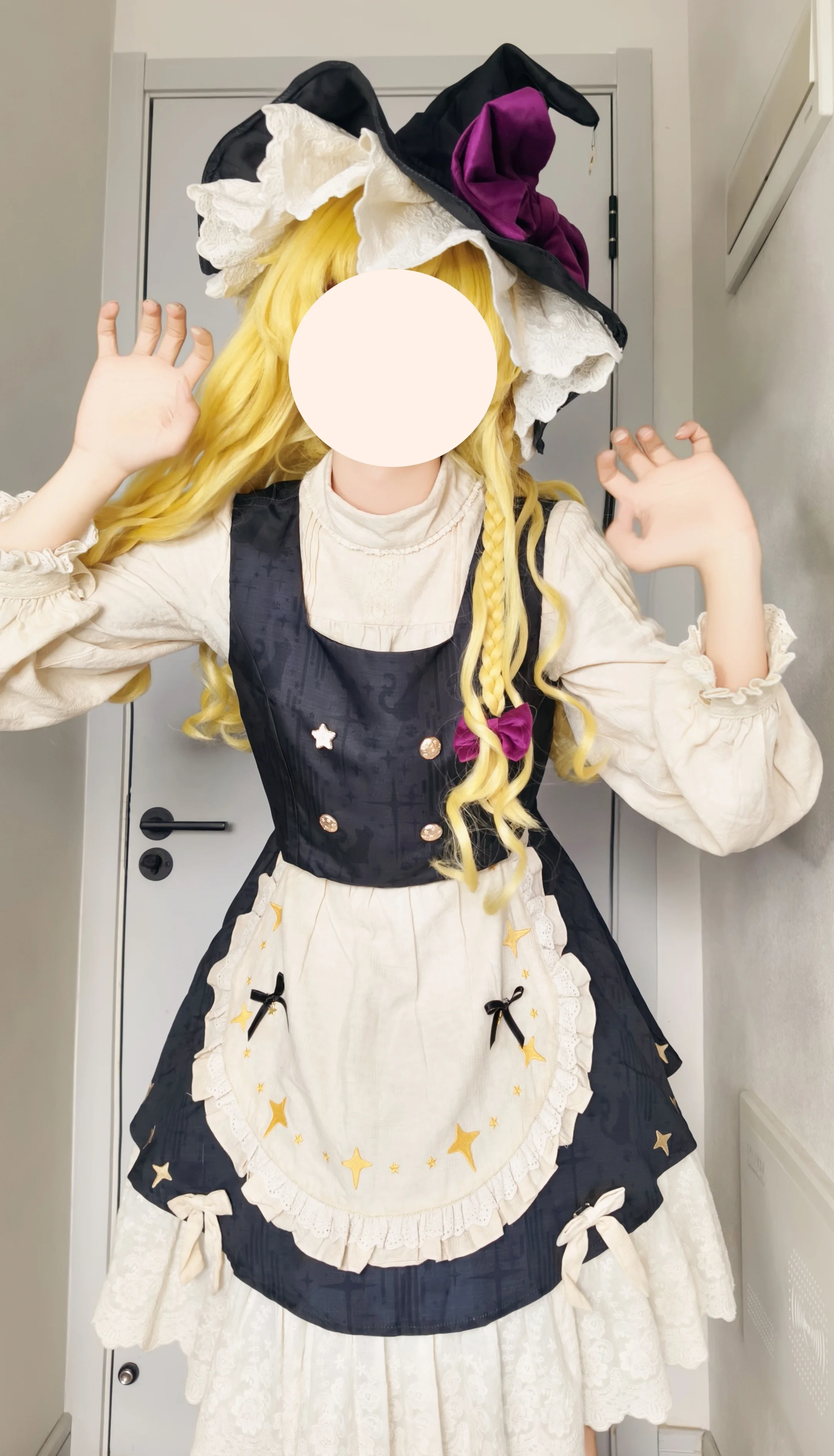 【魔理沙cos】东方Project的魔法使，尝试拍出少女感 - 第 2 张