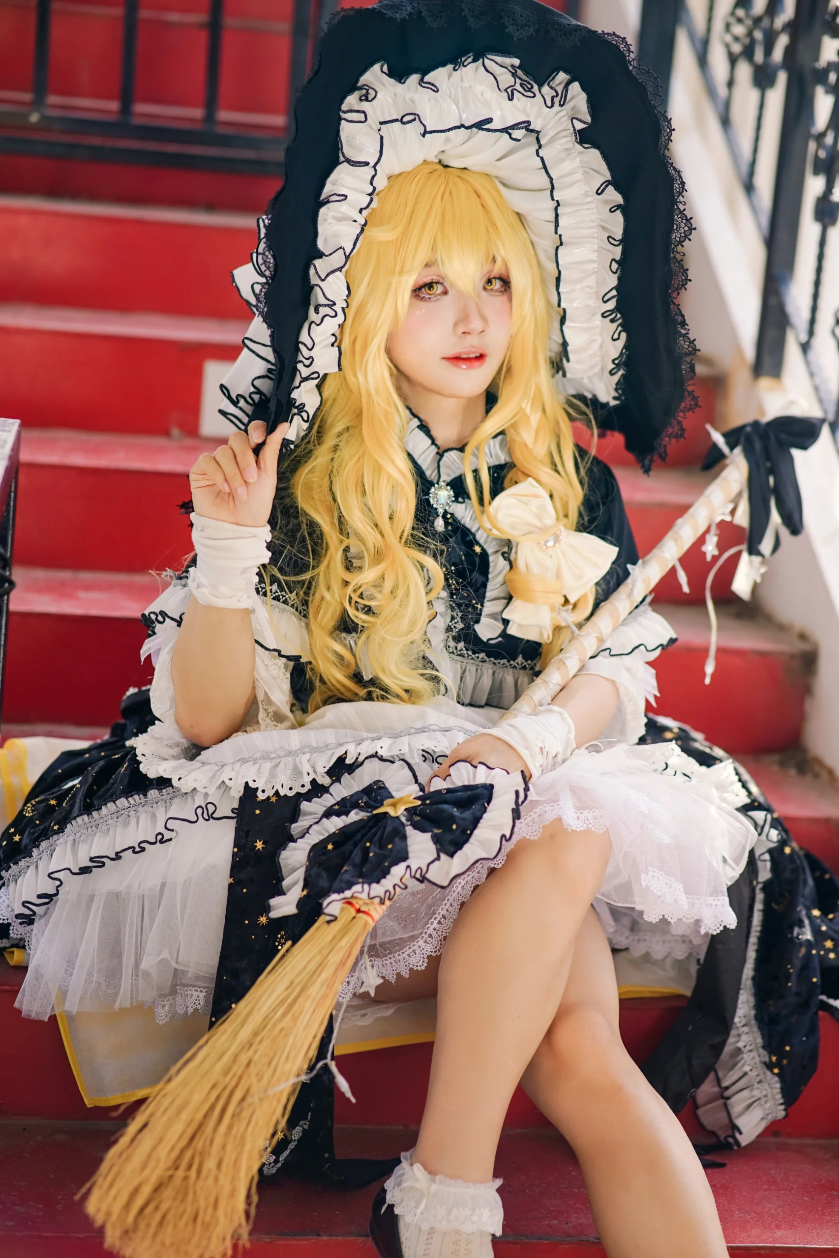 【雾雨魔理沙cos】东方project的普通魔法使，今天也是元气满满 - 第 11 张