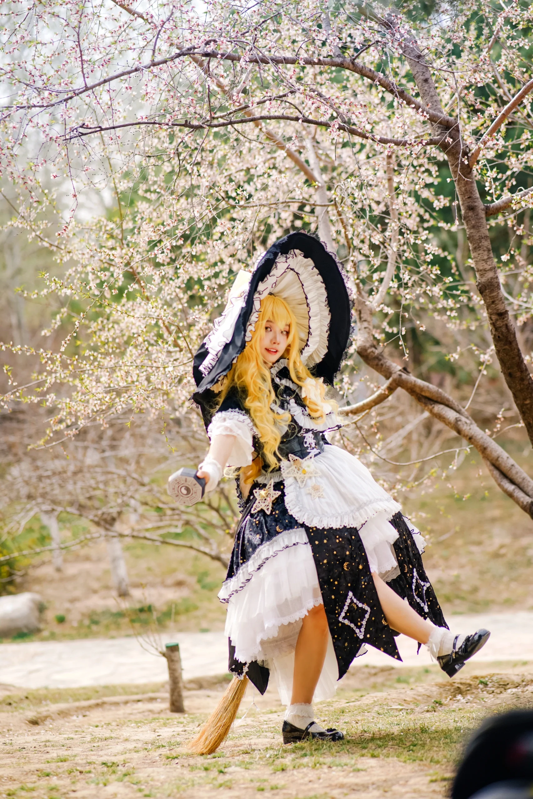 【雾雨魔理沙cos】东方project的普通魔法使，今天也是元气满满 - 第 7 张