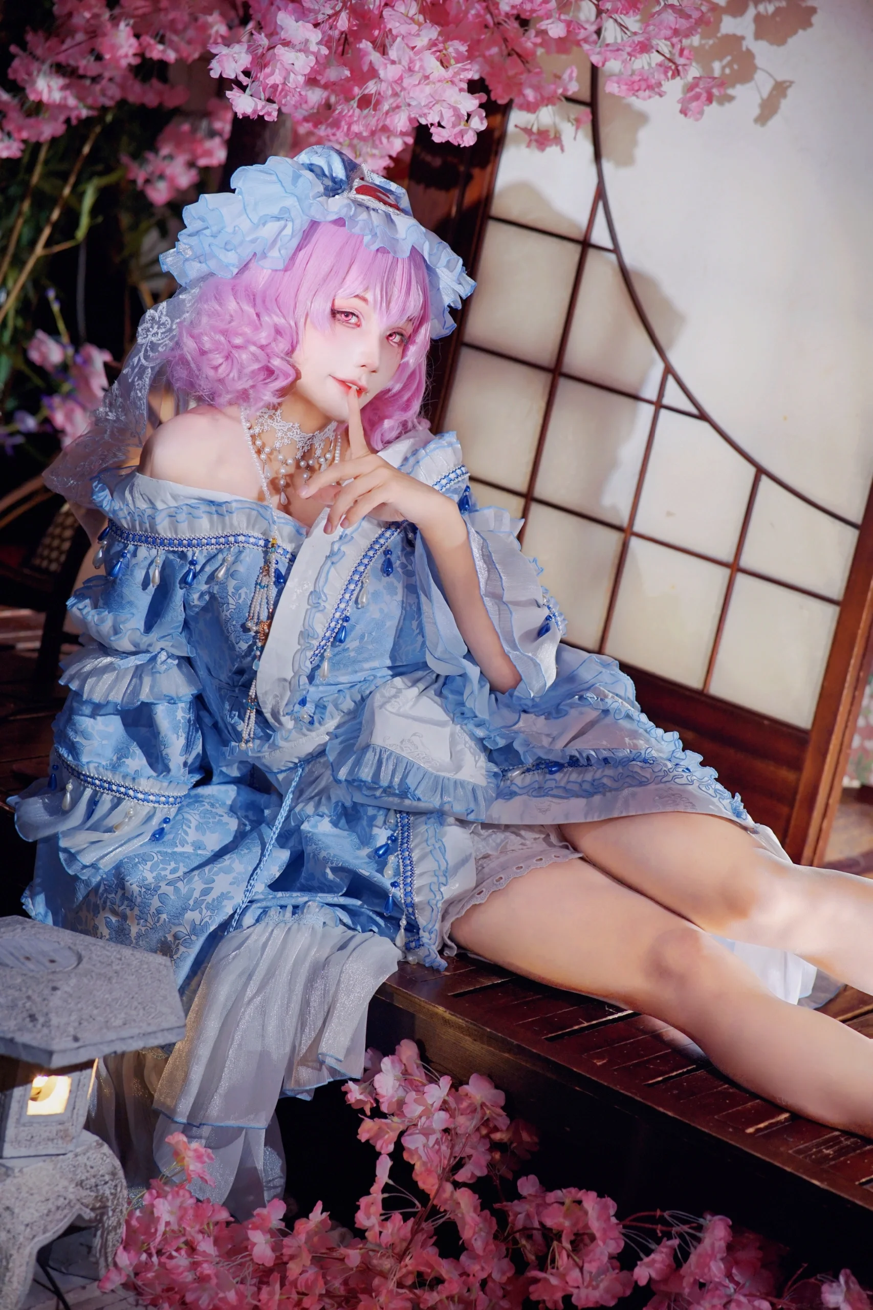 【西行寺幽幽子cos】在樱花下捕捉东方Project的幽邃美学 - 推荐阅读封面