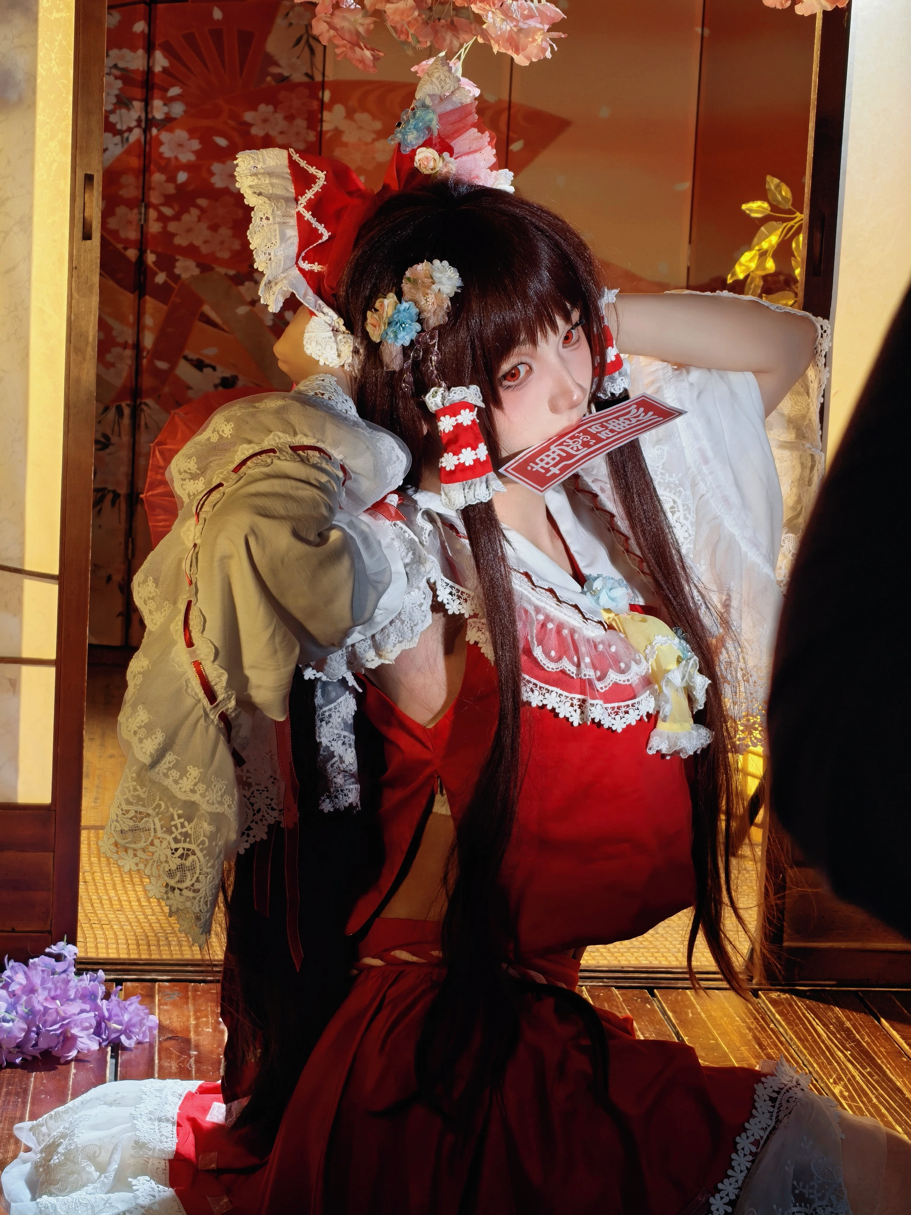 【博丽灵梦cos】东方project里的退治少女