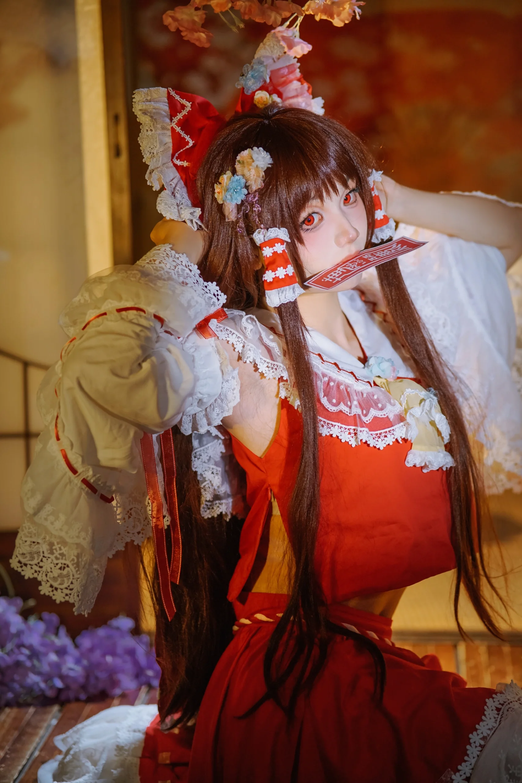 【博丽灵梦cos】用眼神勾勒属于她的故事 - 第3张