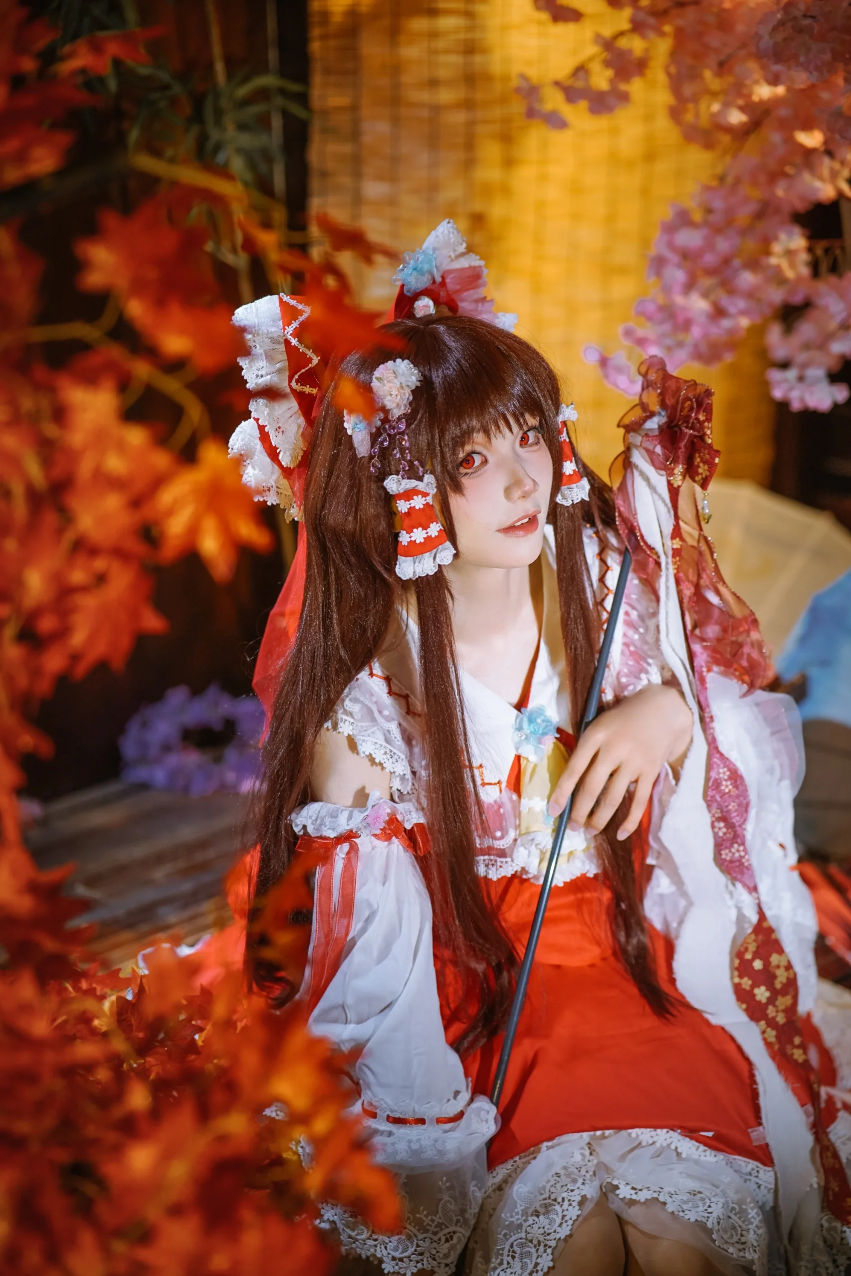 【博麗霊夢コスプレ】東方Project博麗神社の幻想郷日常