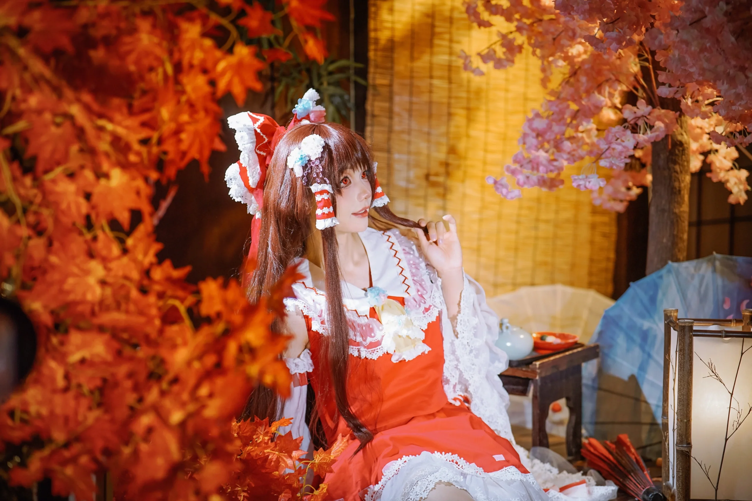 【博麗霊夢コスプレ】東方Project博麗神社の幻想郷日常 - 2 枚目