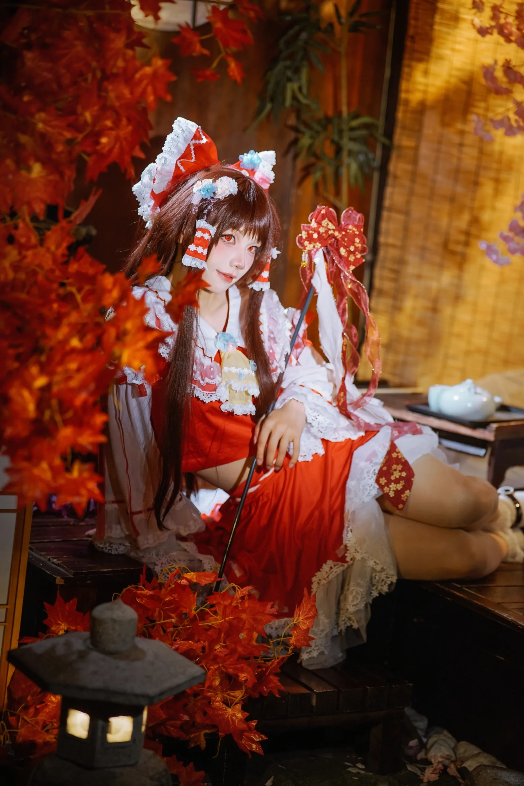 【博麗霊夢コスプレ】東方Project博麗神社の幻想郷日常 - 4 枚目