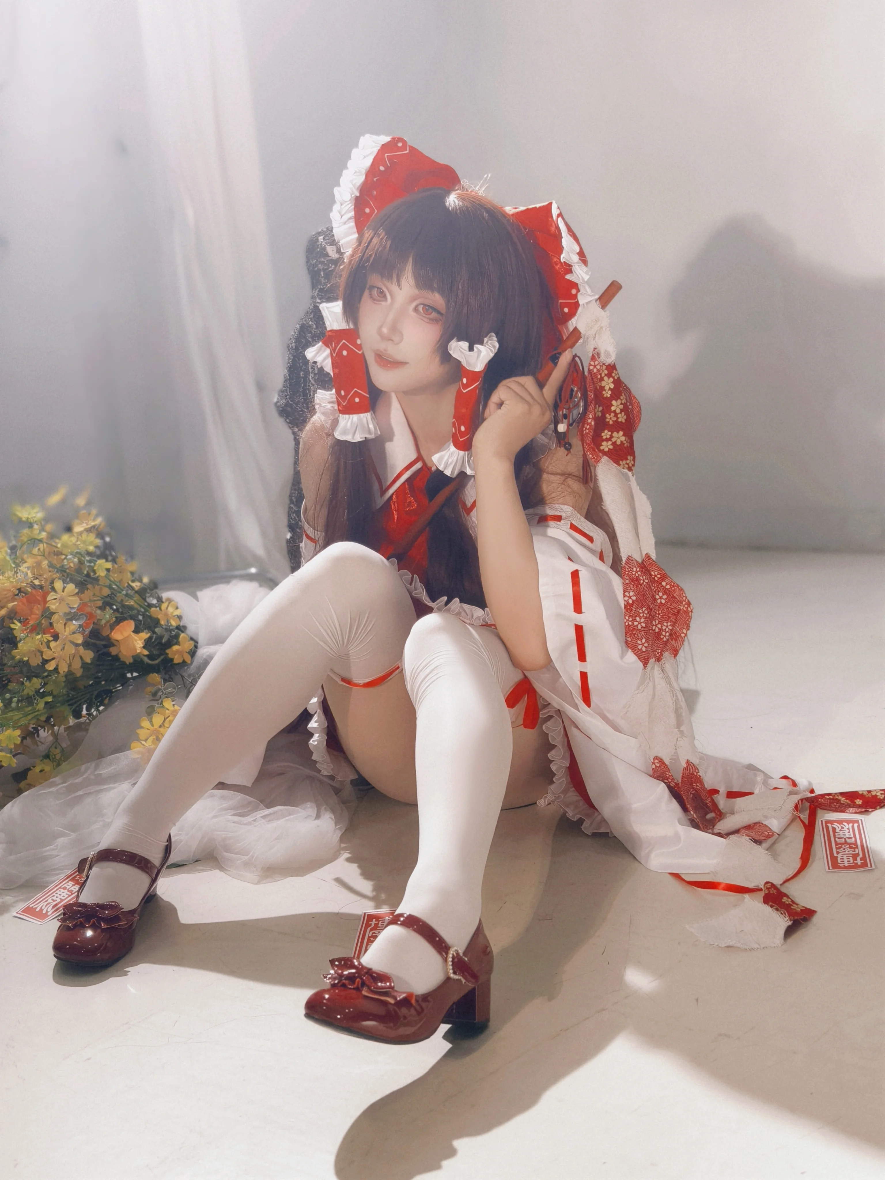【博丽灵梦cos】Touhou Project的幻想乡少女，捕捉灵动的瞬间 - 第2张