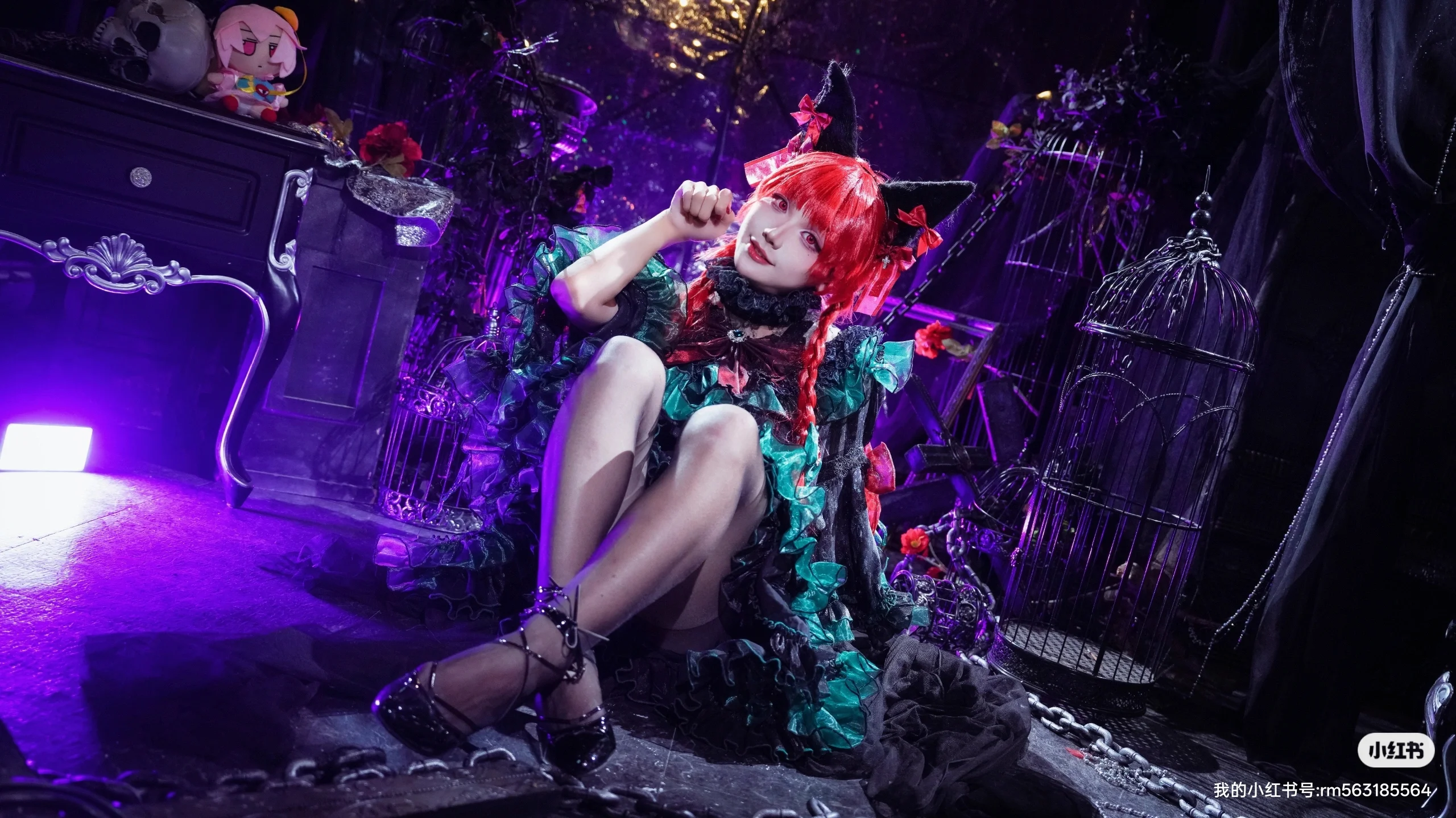 【火焰猫燐cos】东方project里的暗黑哥特猫娘 - 第 3 张
