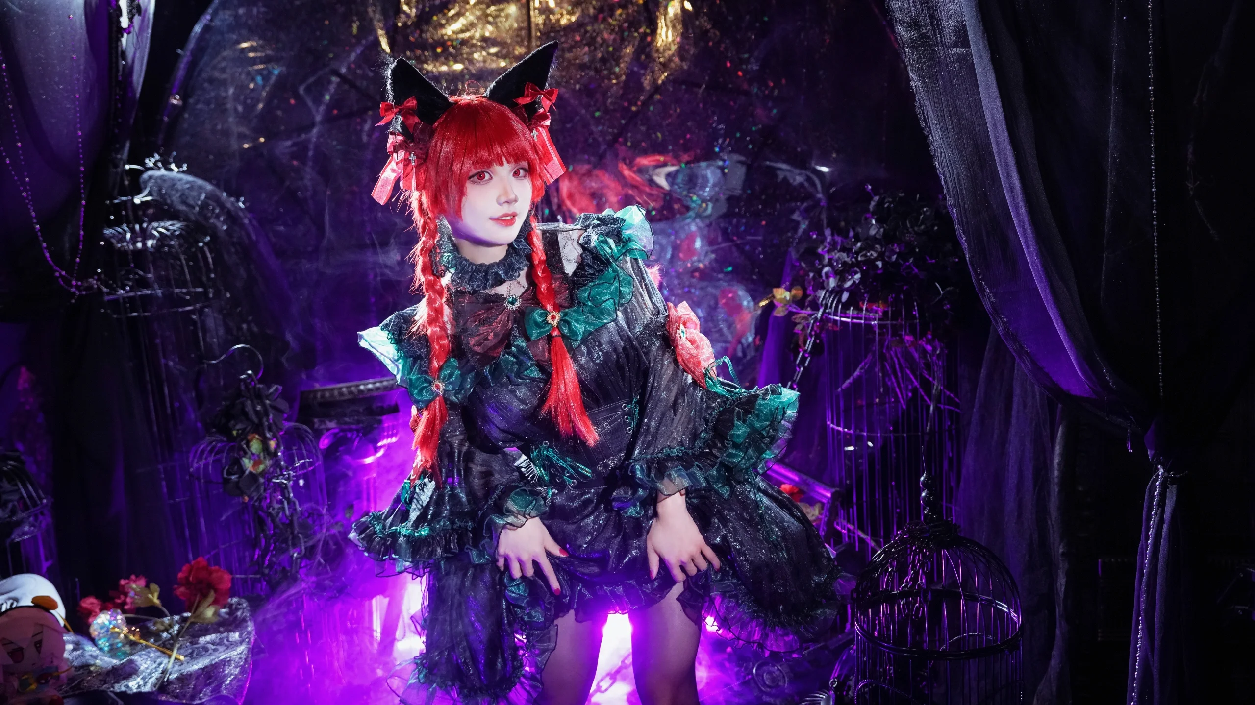 【火焰猫燐cos】东方project里的暗黑哥特猫娘 - 第 6 张