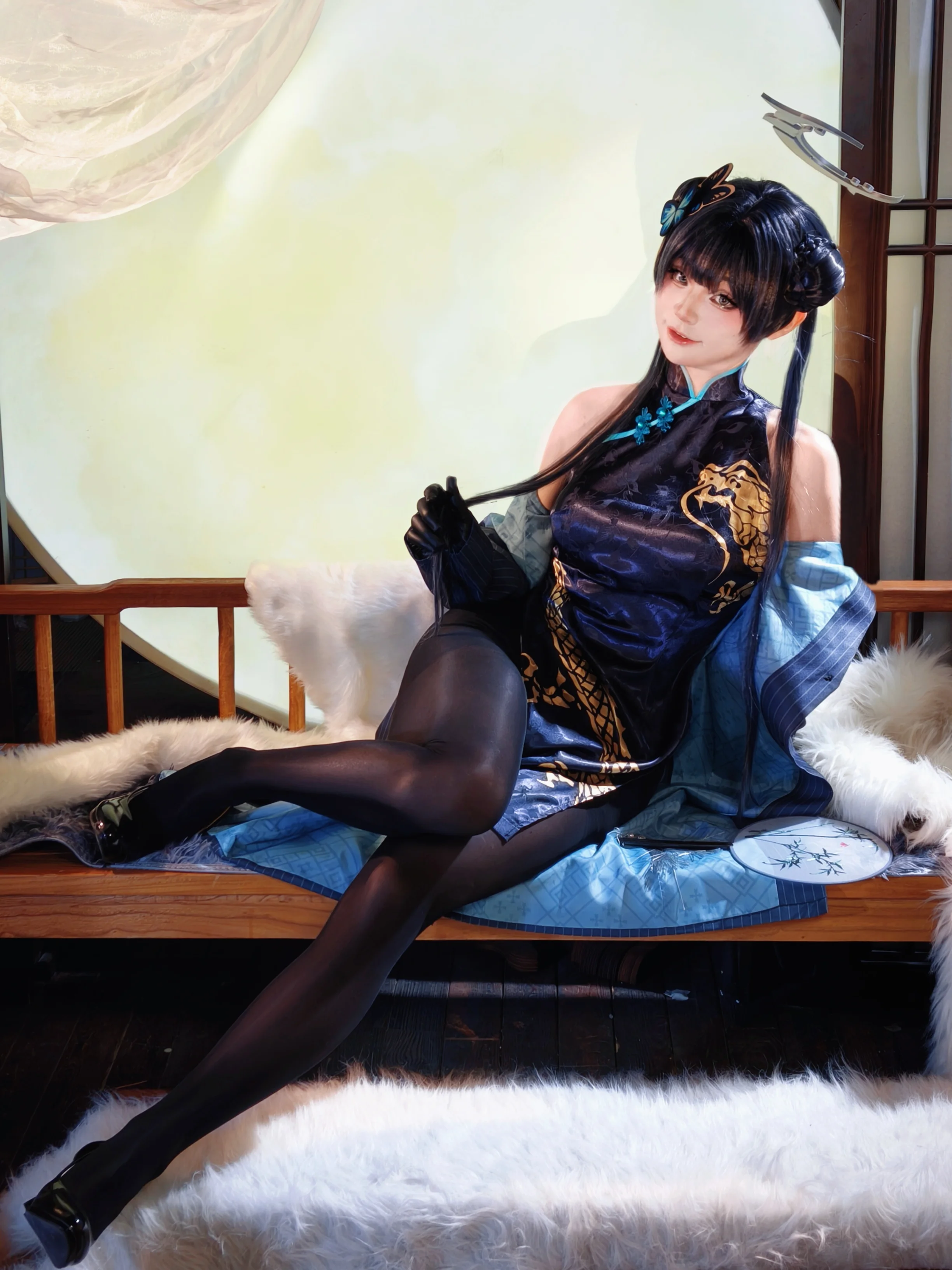 【龙华妃咲cos】蔚蓝档案中旗袍少女的二次元震撼 - 推荐阅读封面