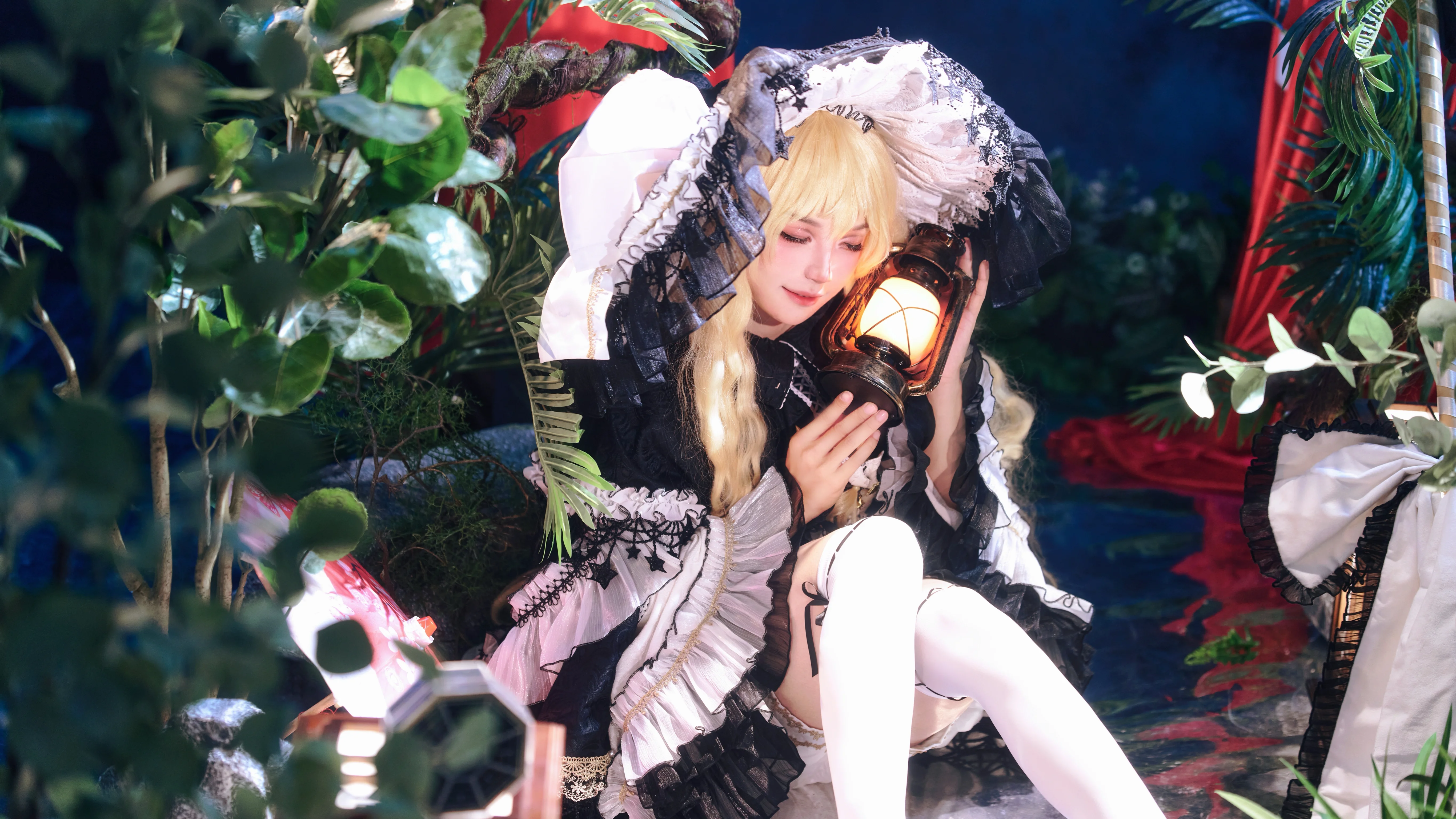 【雾雨魔理沙cos】在神秘森林中邂逅魔女的魔法 - 第 4 张
