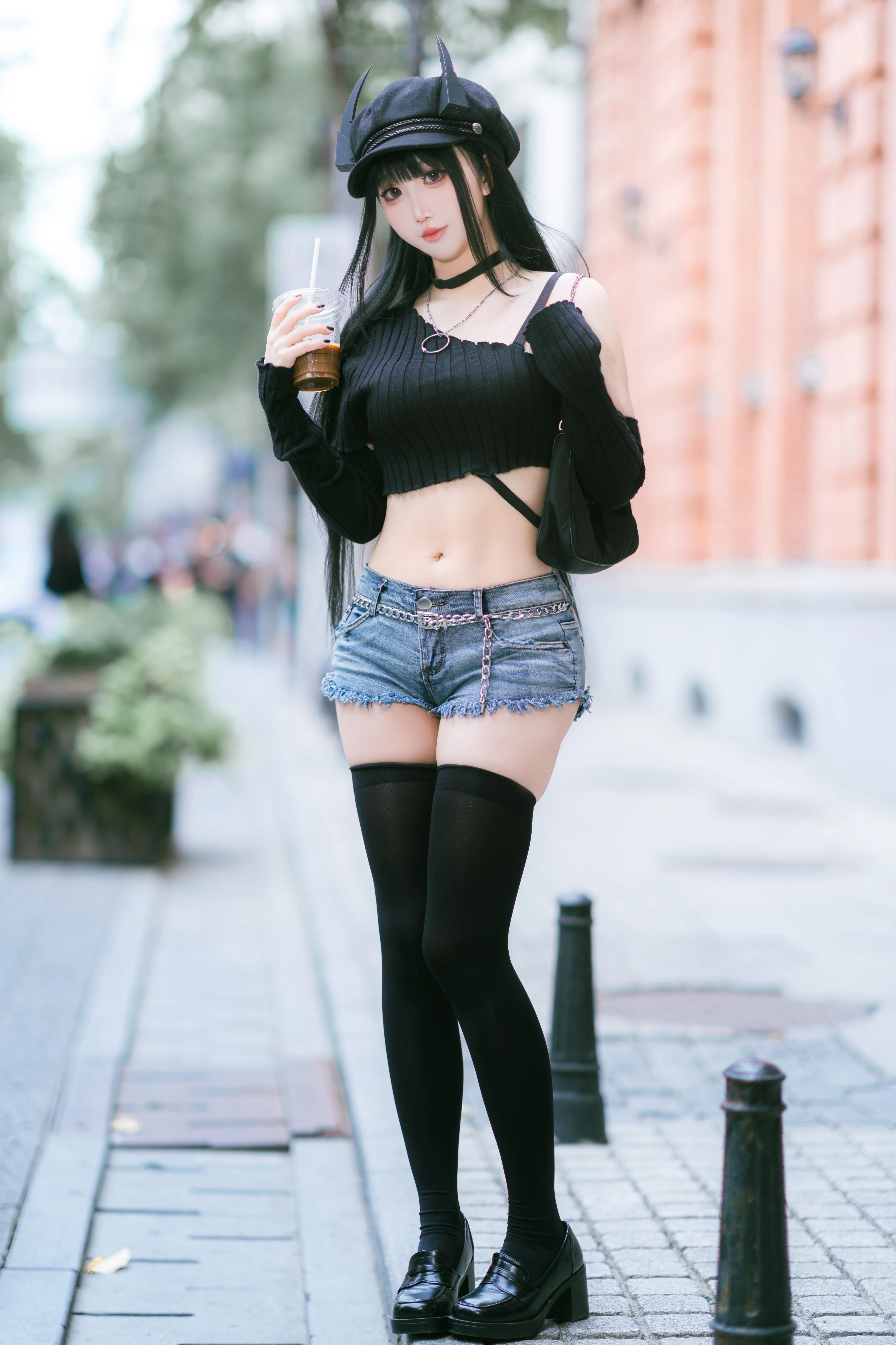 [Noshiro cosplay] Azur Lane's Gyaru Style Casual Street Snap - Image 3