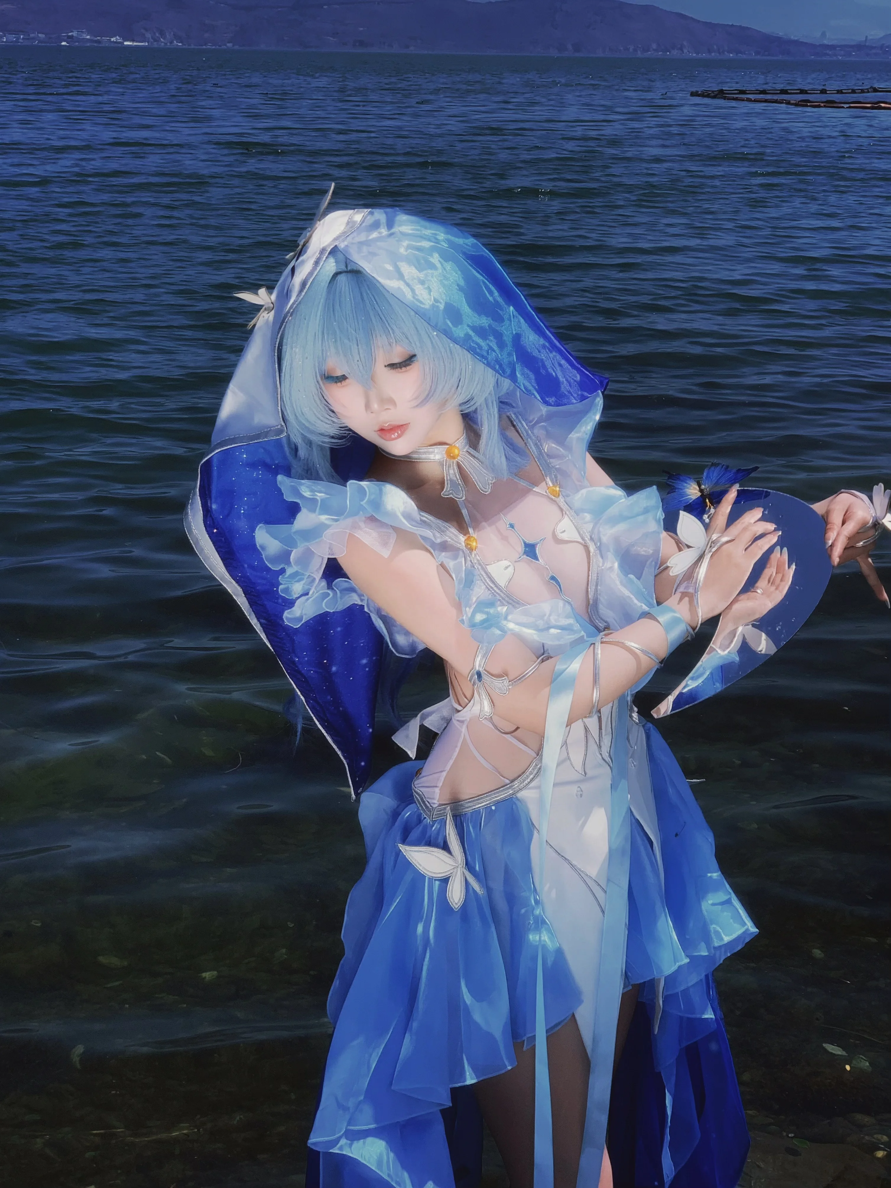 【守岸人cos】在洱海捕捉跨越时空的静谧 - 第2张