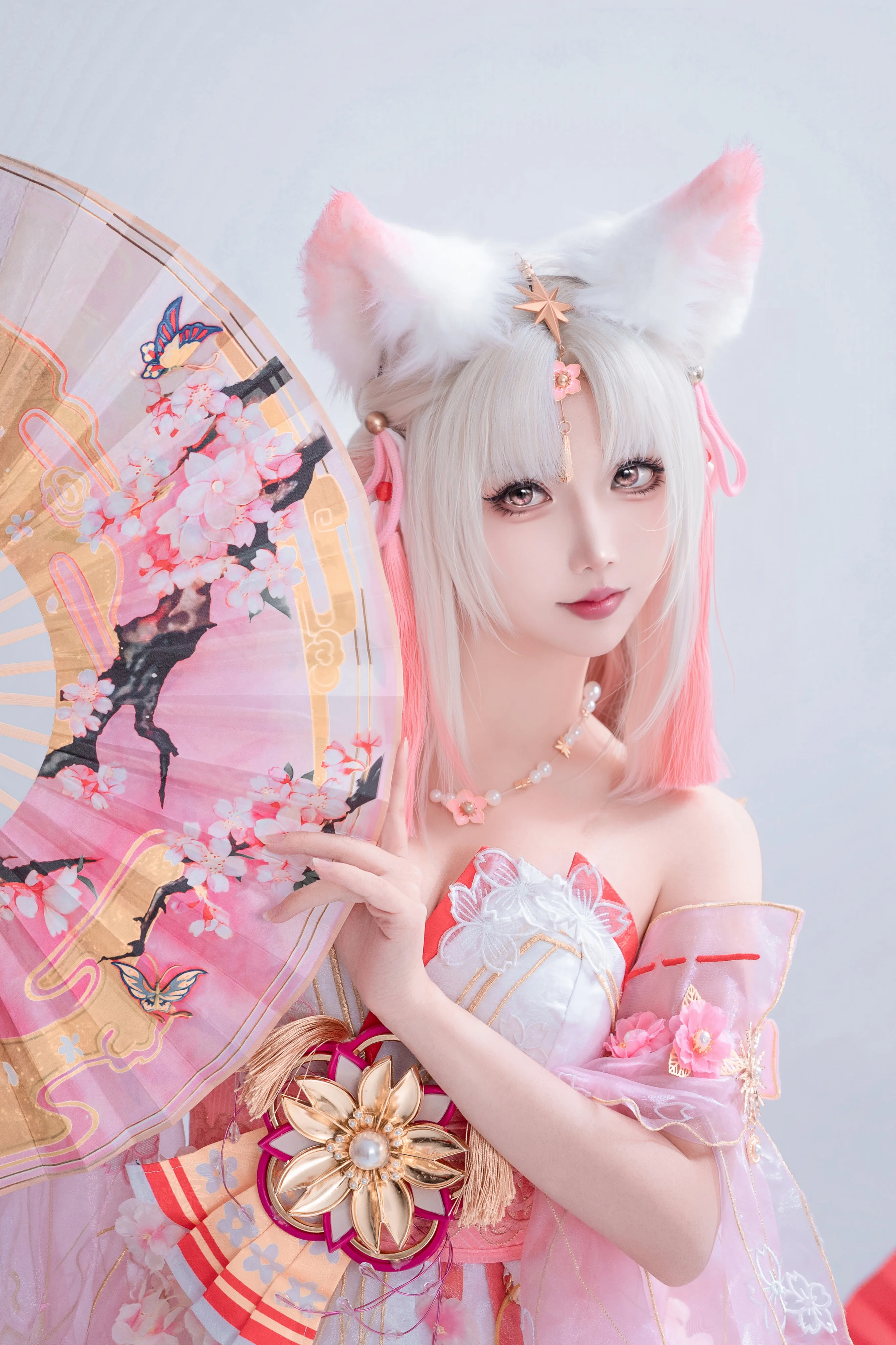 【胡桃cos】永劫无间里的樱花狐妖，轻盈起舞 - 第 2 张