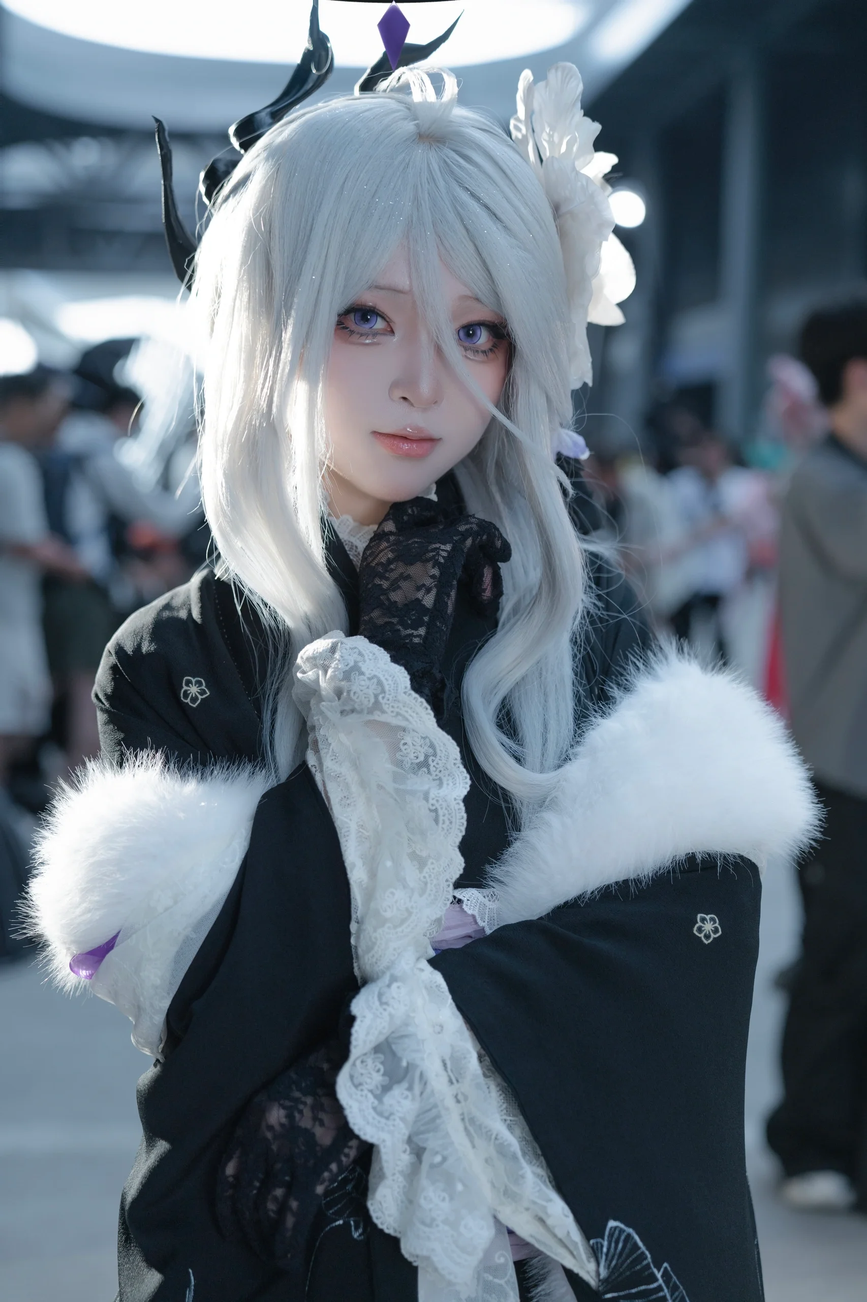 【空崎日奈cos】CP31摊娘日志，和服版蔚蓝档案装扮亮相 - 第 2 张
