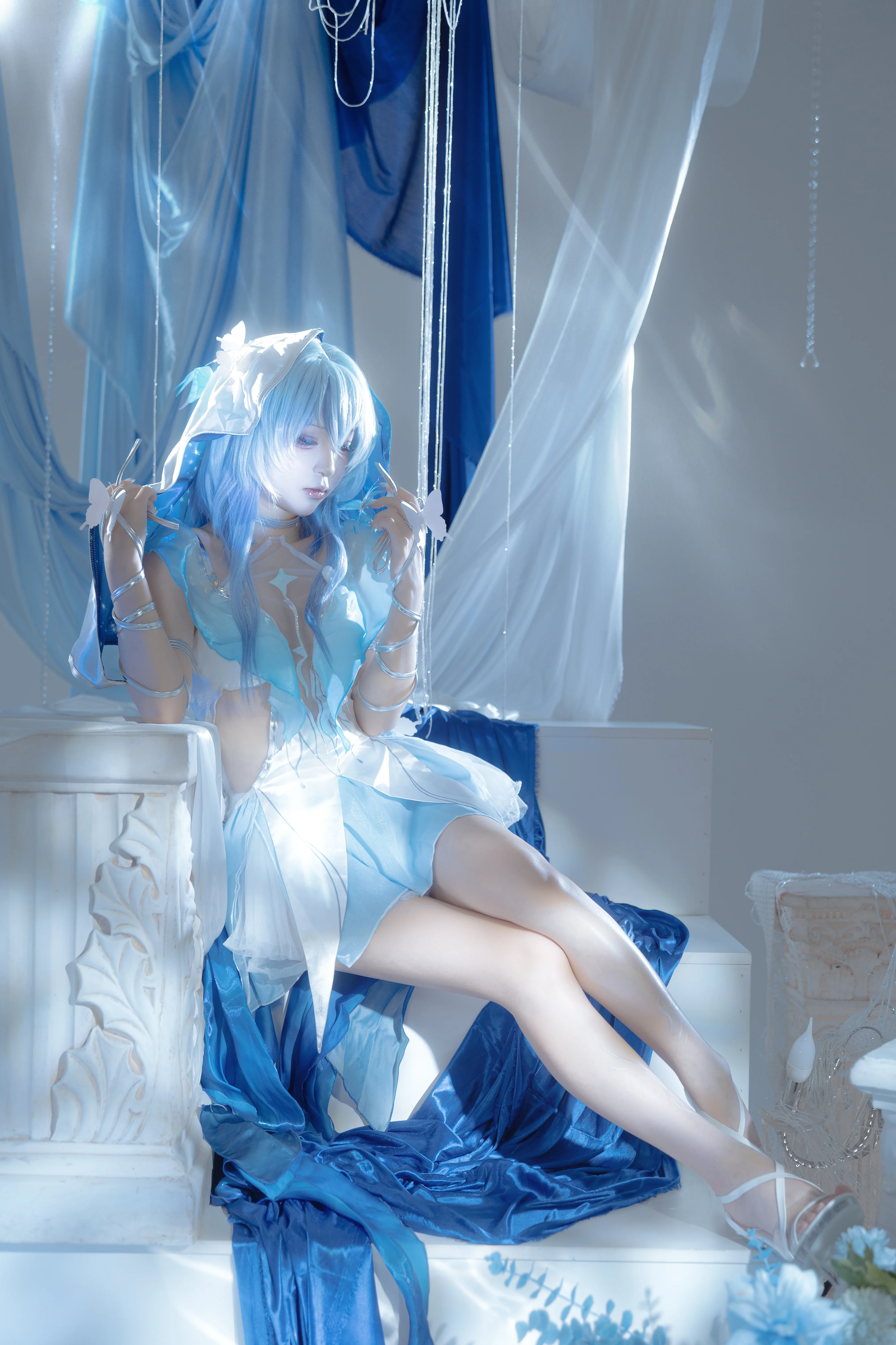 【守岸人cos】鳴潮的海岸線，定格水藍與純白的光影瞬間 - 第 2 張