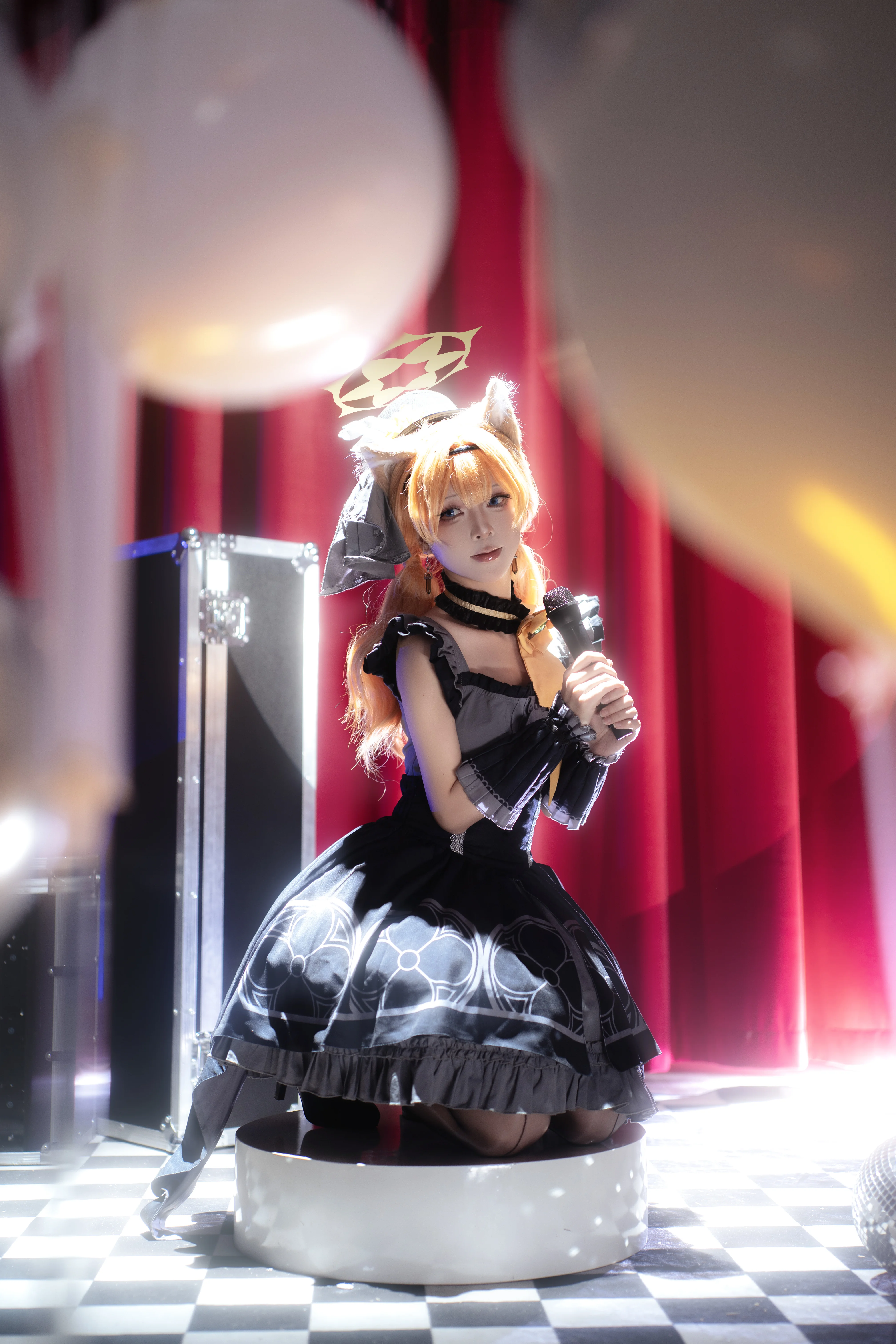 [Iochi Mari cosplay] Blue Archive Idol Moments on Stage - Image 3