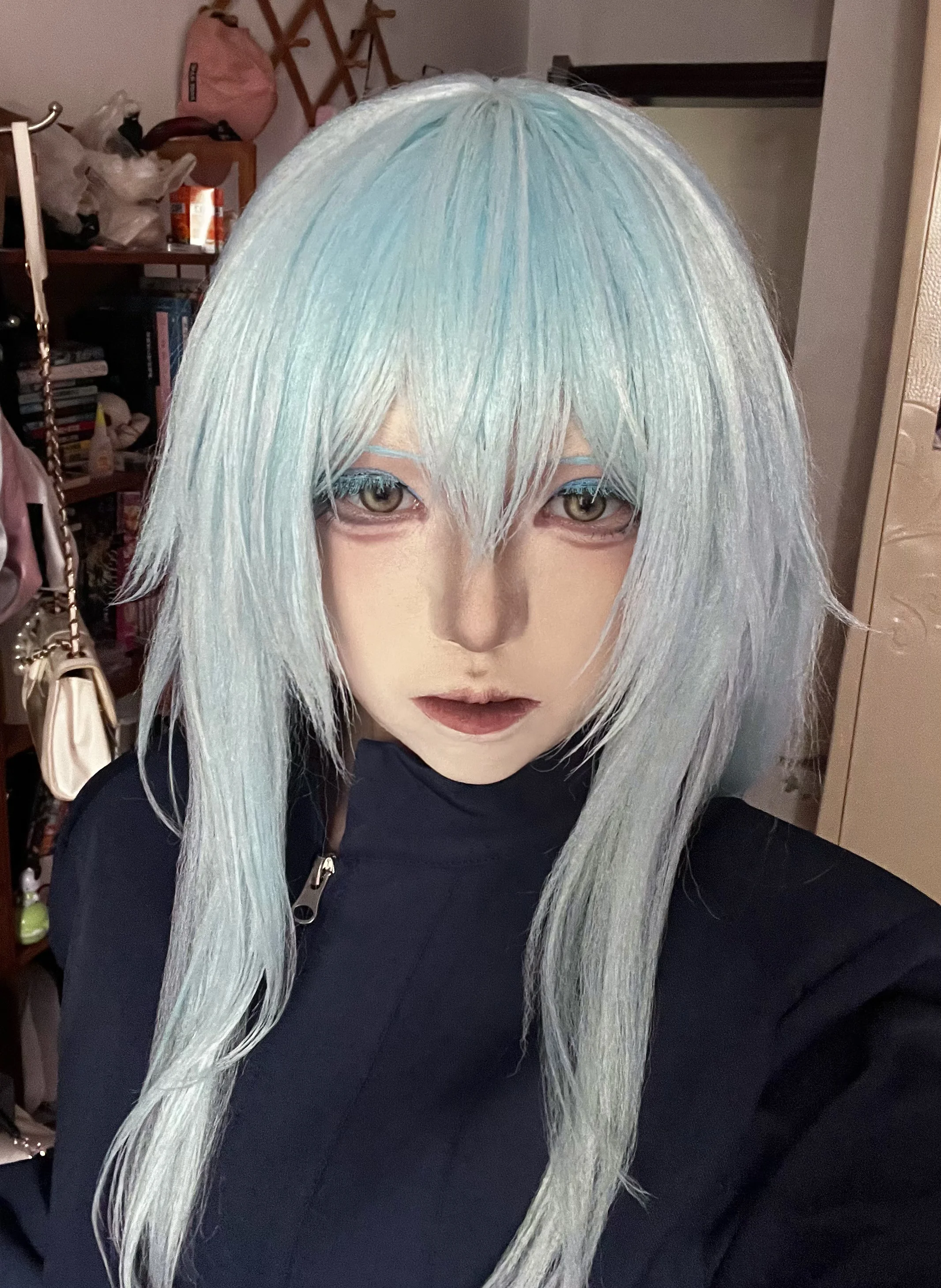 【利姆露cos】转生成为史莱姆，这次是冷色调的魔王姿态 - 第 3 张