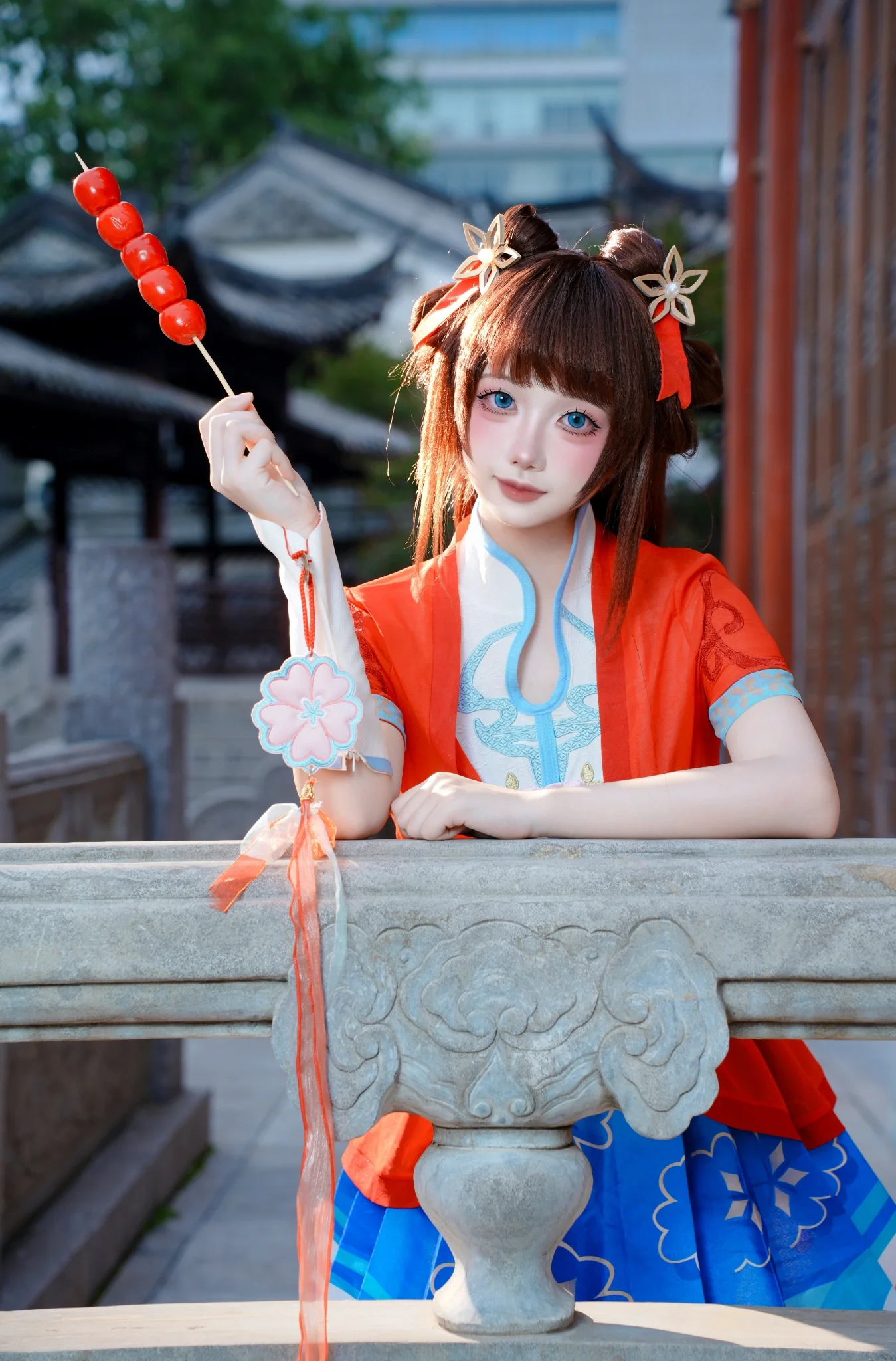[Xishi cosplay] Delicate Delicacy: Candied Haws and a Girl's Lively Afternoon - Image 10