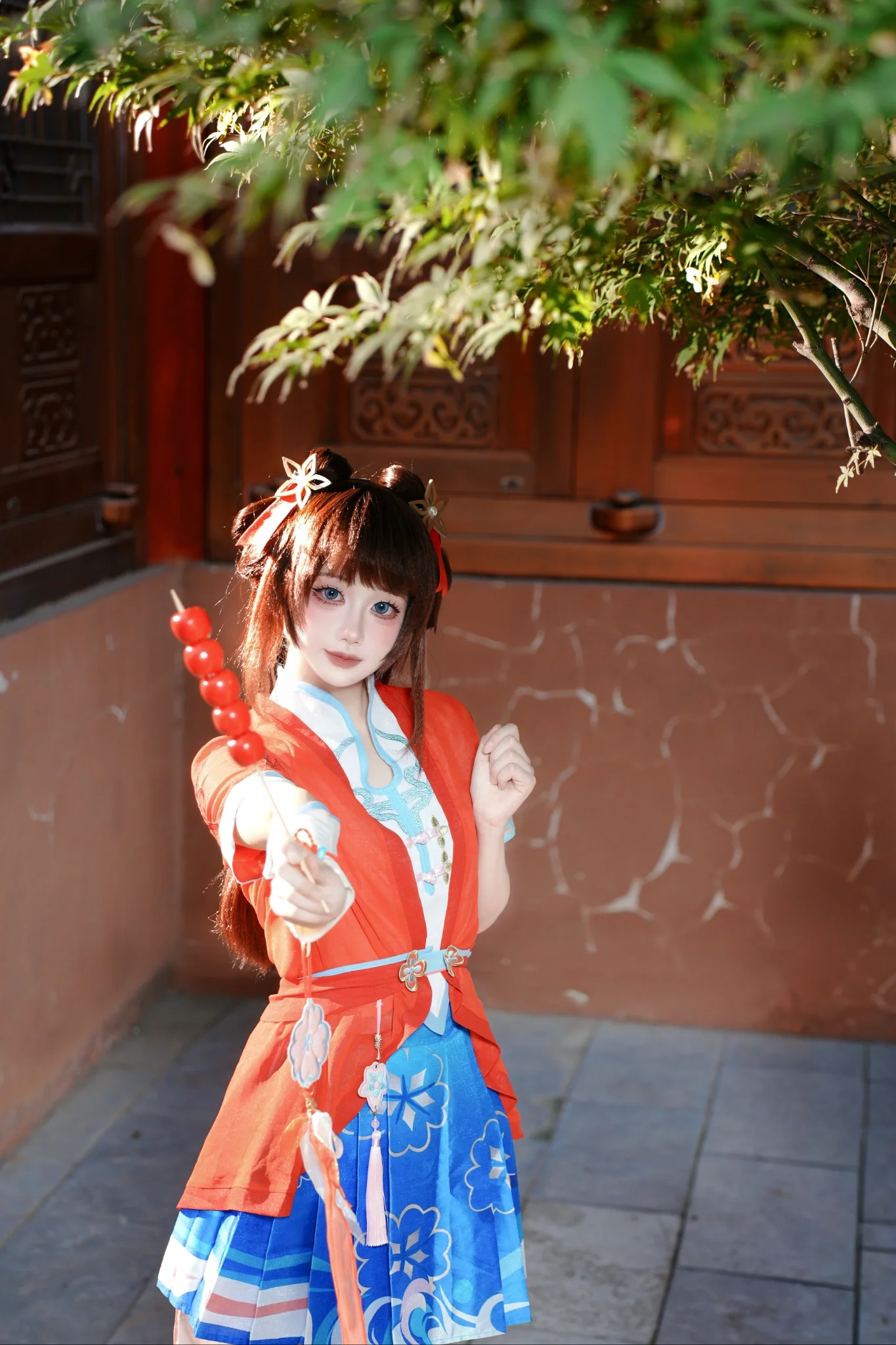 [Xishi cosplay] Delicate Delicacy: Candied Haws and a Girl's Lively Afternoon - Image 2