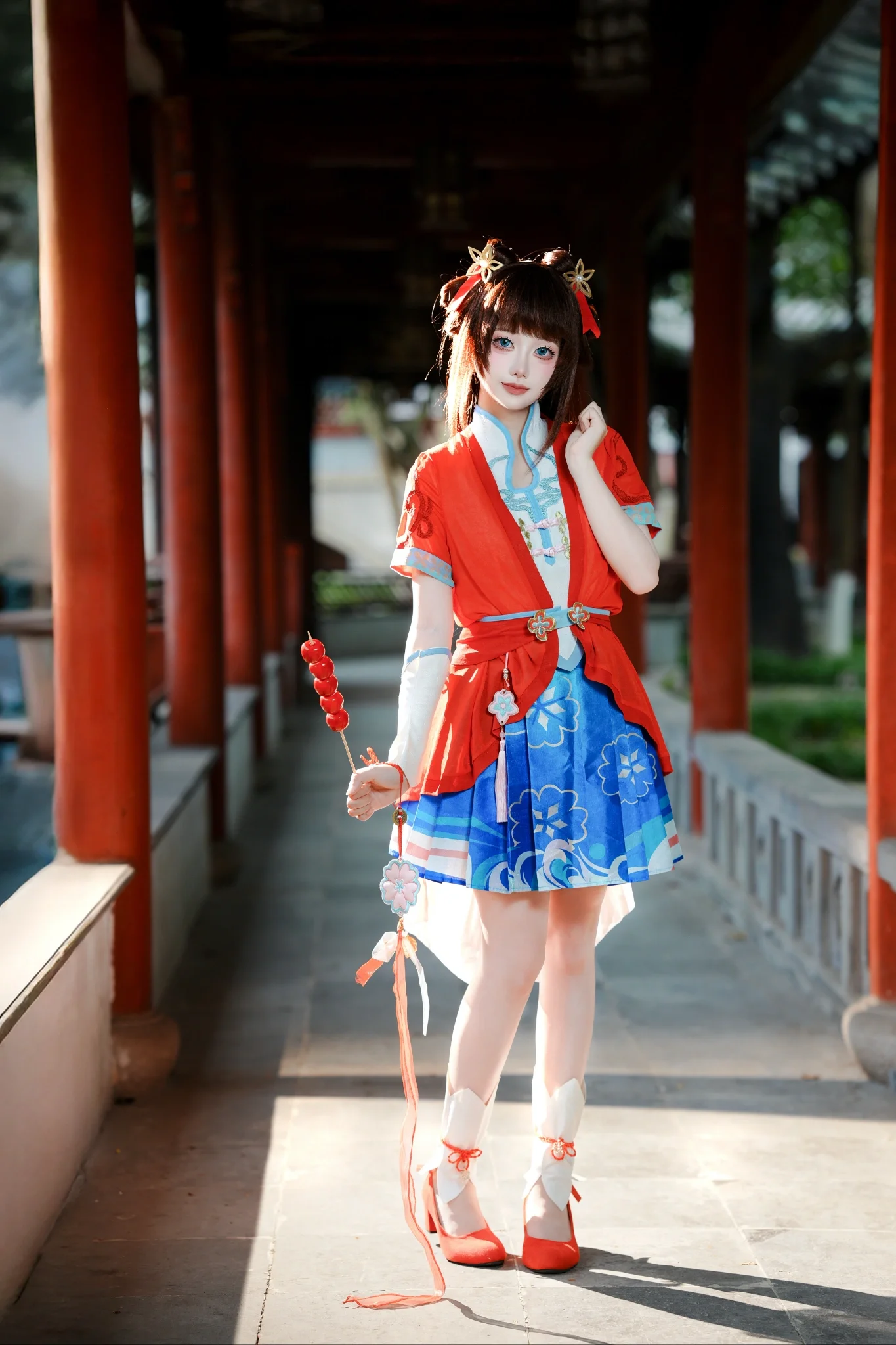 [Xishi cosplay] Delicate Delicacy: Candied Haws and a Girl's Lively Afternoon - Image 3