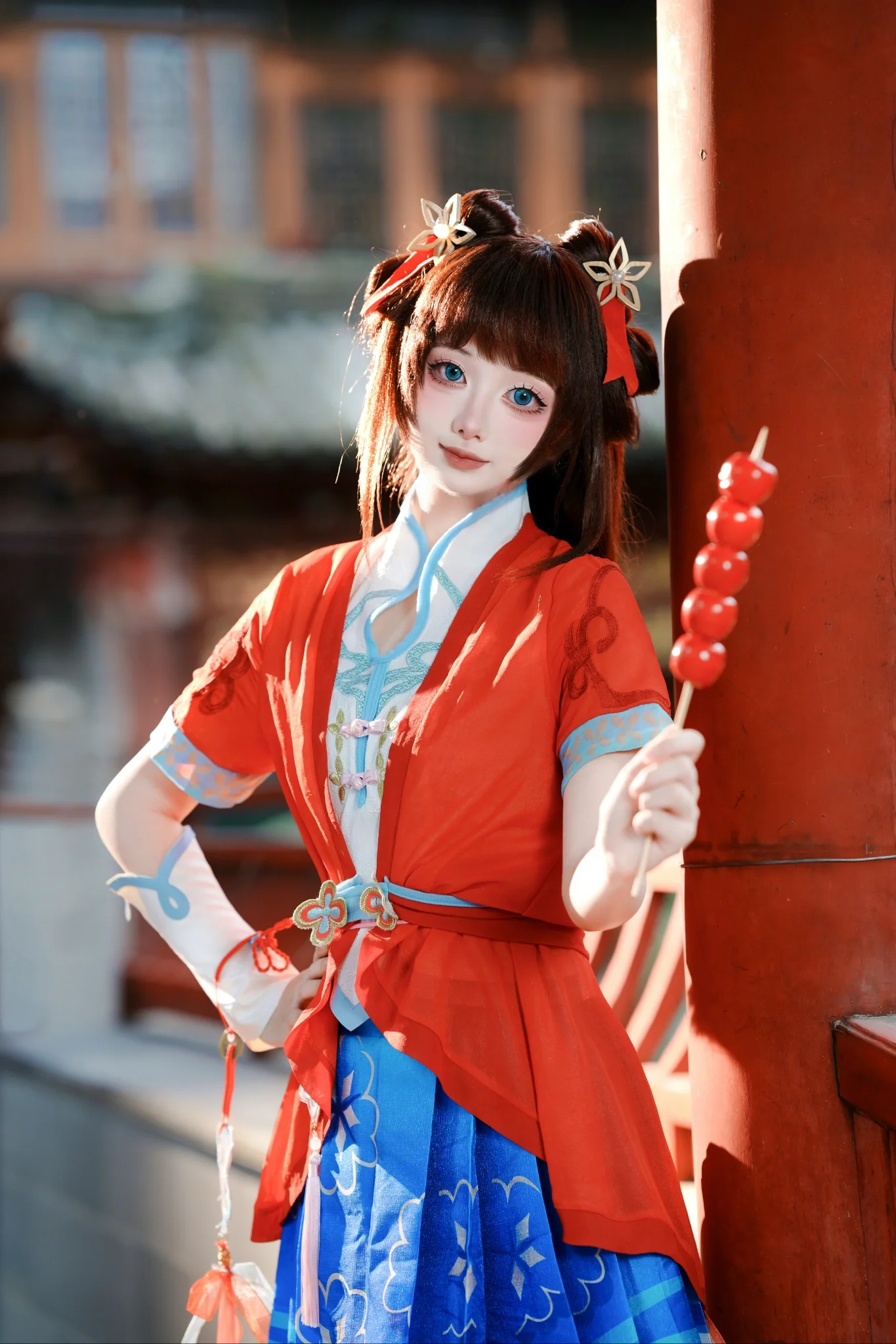[Xishi cosplay] Delicate Delicacy: Candied Haws and a Girl's Lively Afternoon - Image 4