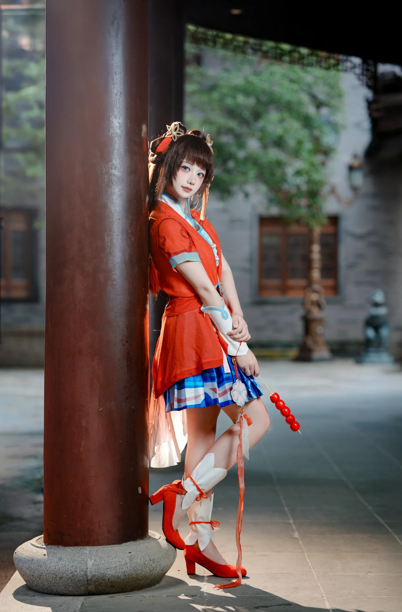 [Xishi cosplay] Delicate Delicacy: Candied Haws and a Girl's Lively Afternoon - Image 5