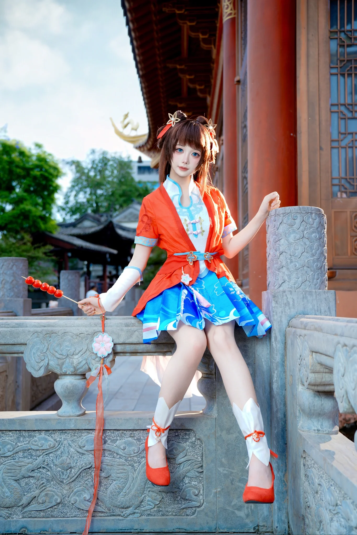 [Xishi cosplay] Delicate Delicacy: Candied Haws and a Girl's Lively Afternoon - Image 6