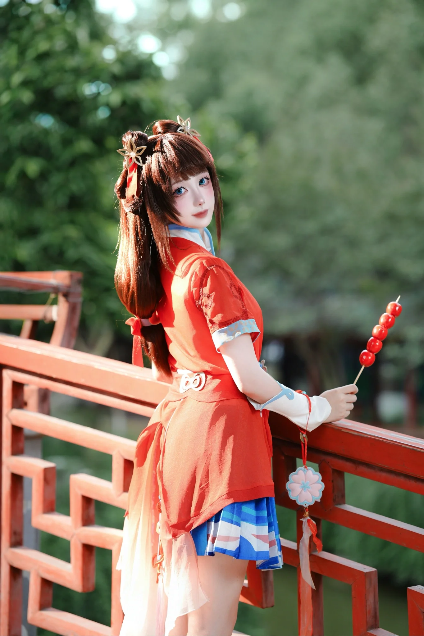 [Xishi cosplay] Delicate Delicacy: Candied Haws and a Girl's Lively Afternoon - Image 9