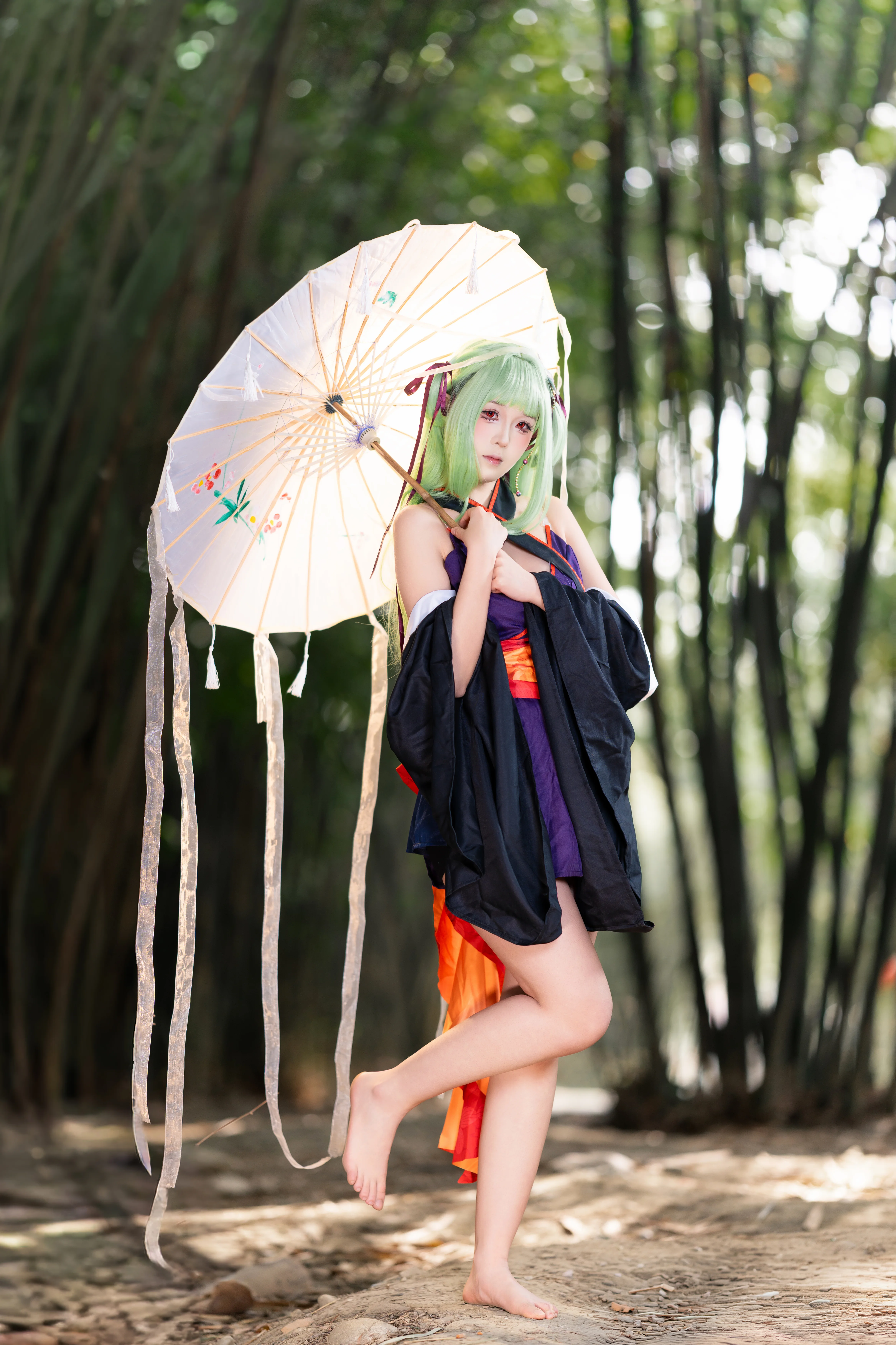 [Murasame cosplay] That Touch of Green in the Senren＊Banka Bamboo Forest