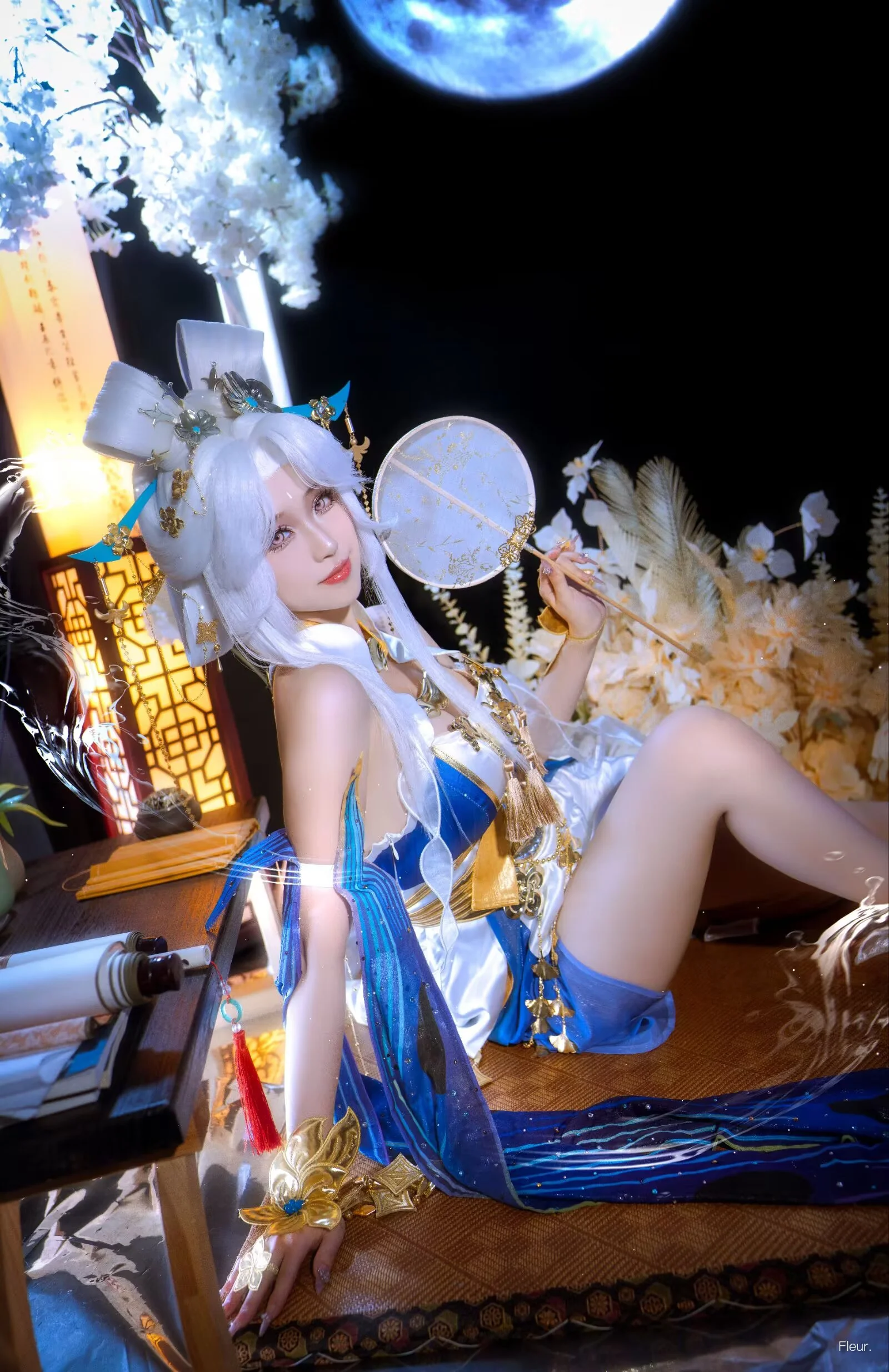 【嫦娥cos】月下等你，一梦千年的怅然 - 第 3 张