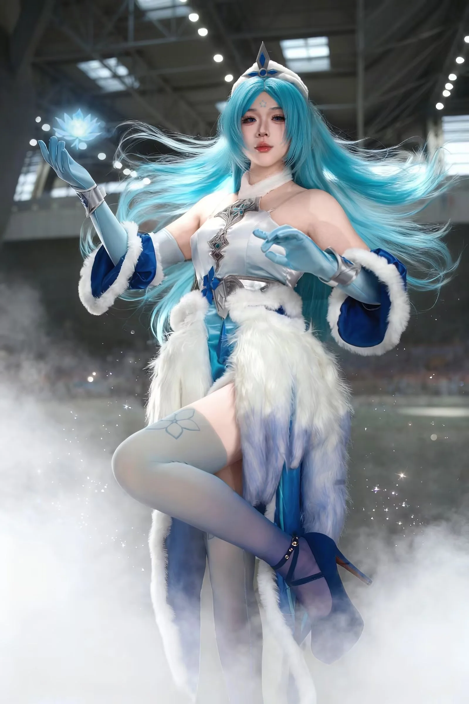 【雪女高渐离cos】王者峡谷的凛冬已至，疾风亦有归途 - 第 2 张
