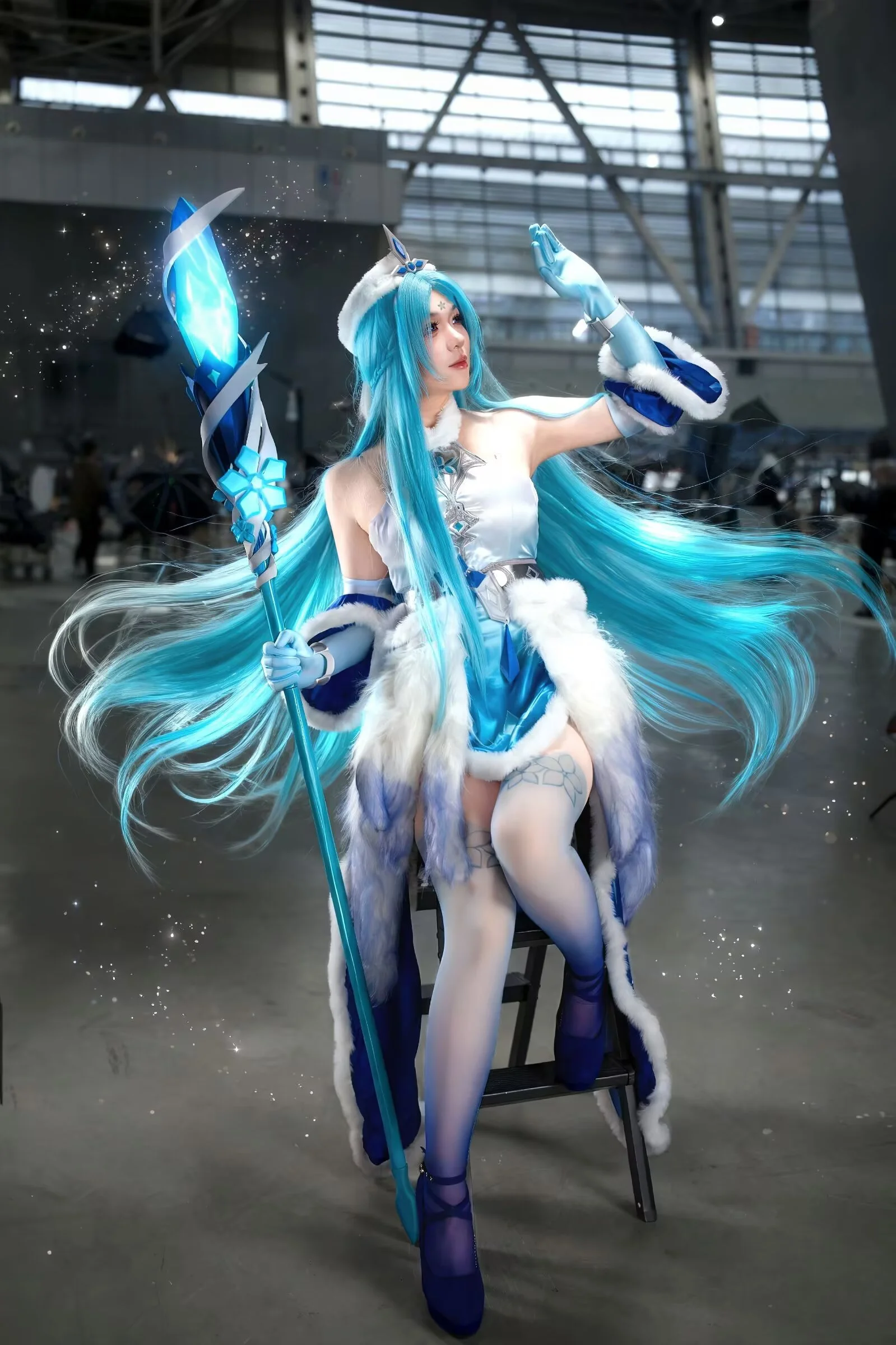 【雪女高渐离cos】王者峡谷的凛冬已至，疾风亦有归途