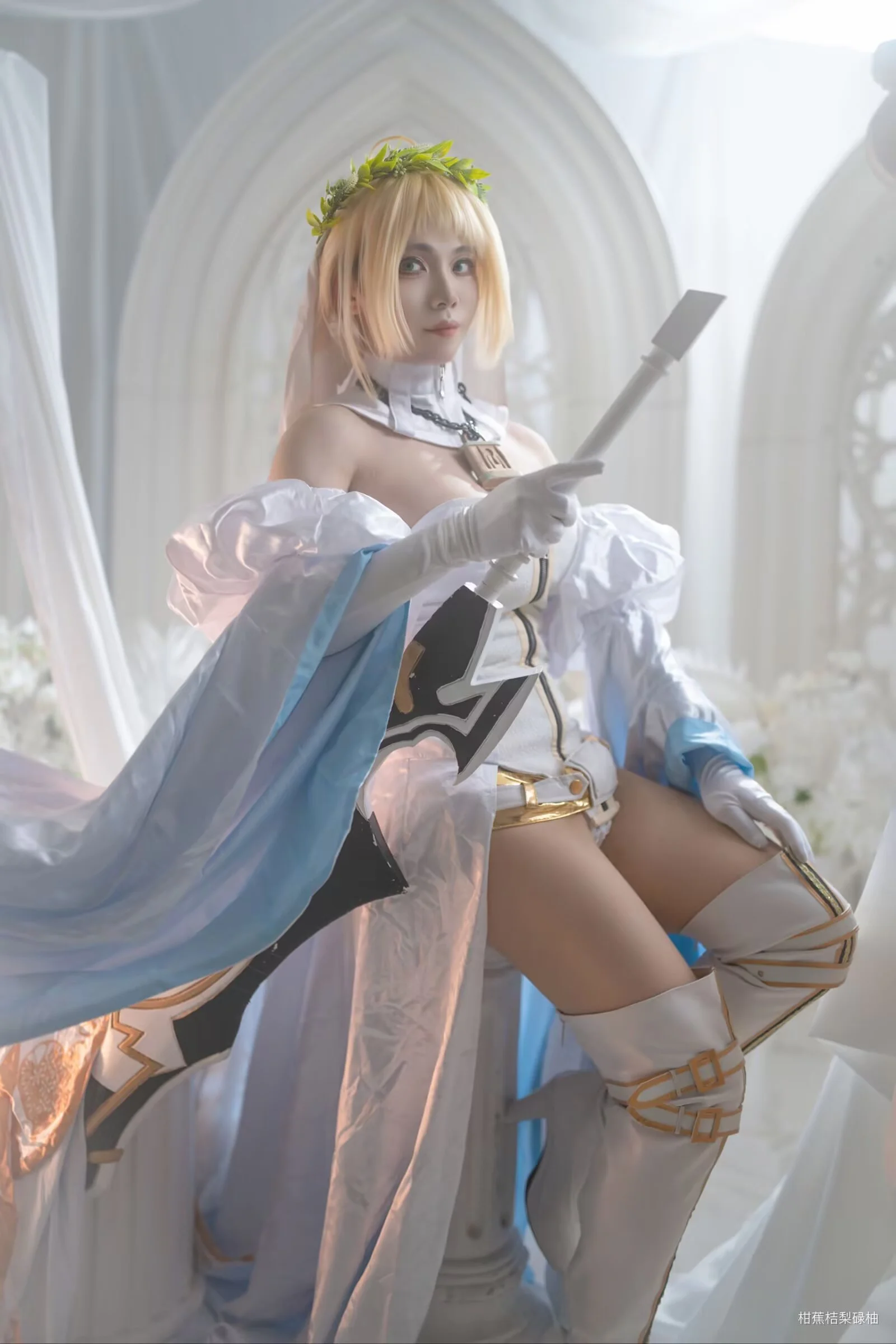 【阿尔托莉雅cos】FGO世界尽头的圣骑士与婚纱 - 第 1 张