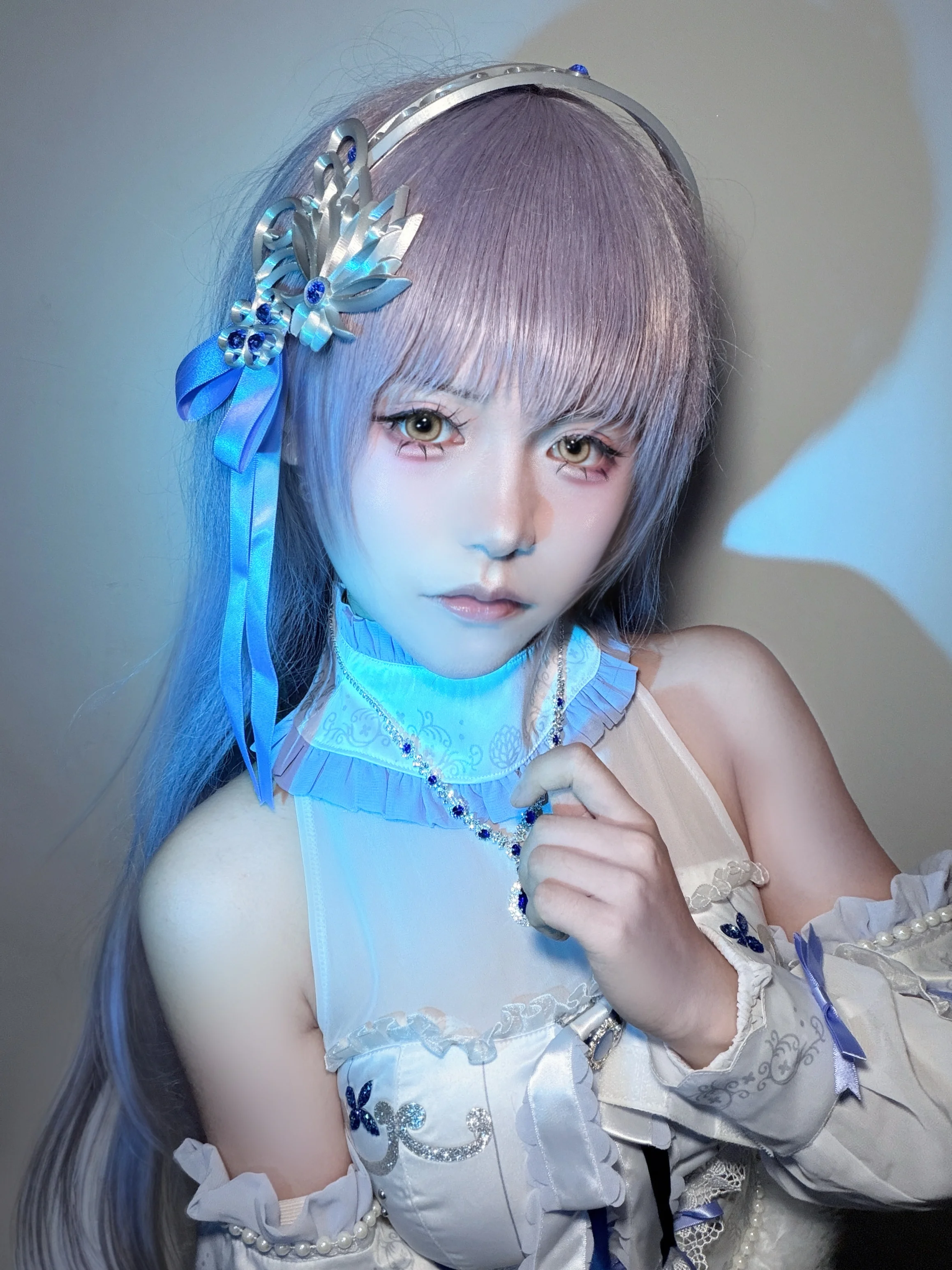 [Yukina Minato cosplay] Roselia's Blue Dream: Today's Sense of Stage Presence
