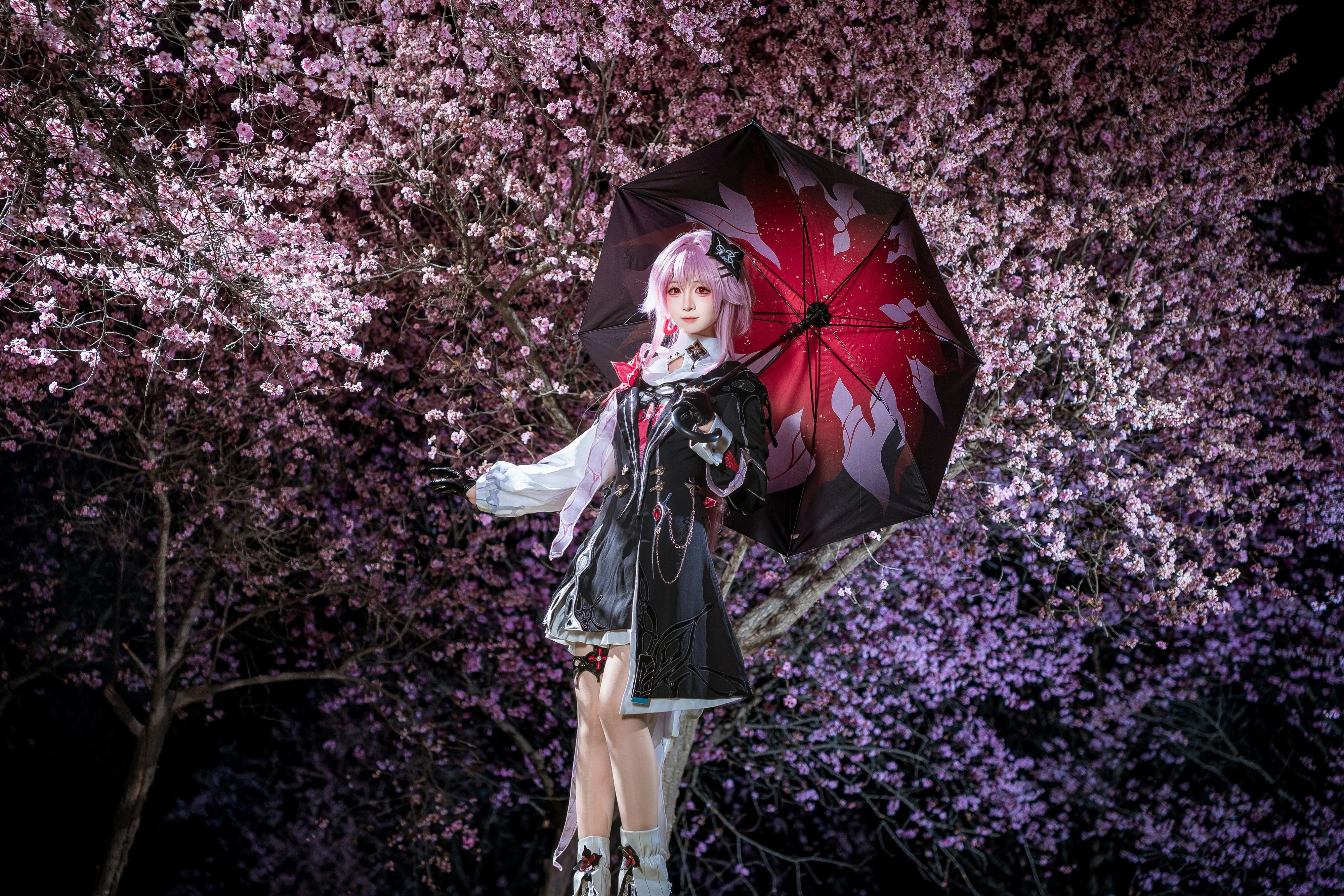 【长夜月cos】崩坏星穹铁道中的夜樱与月影 - 第 2 张