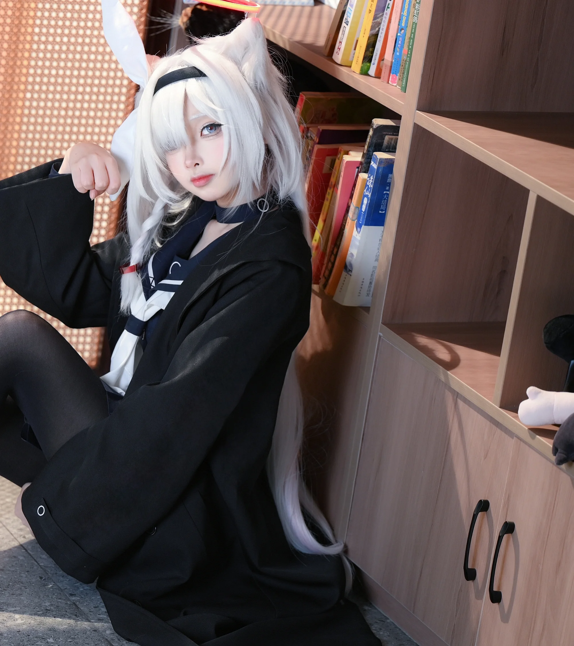 【普拉娜cos】沉浸于蔚蓝档案的校园氛围中，捕捉那一抹治愈的灵动 - 第 5 张