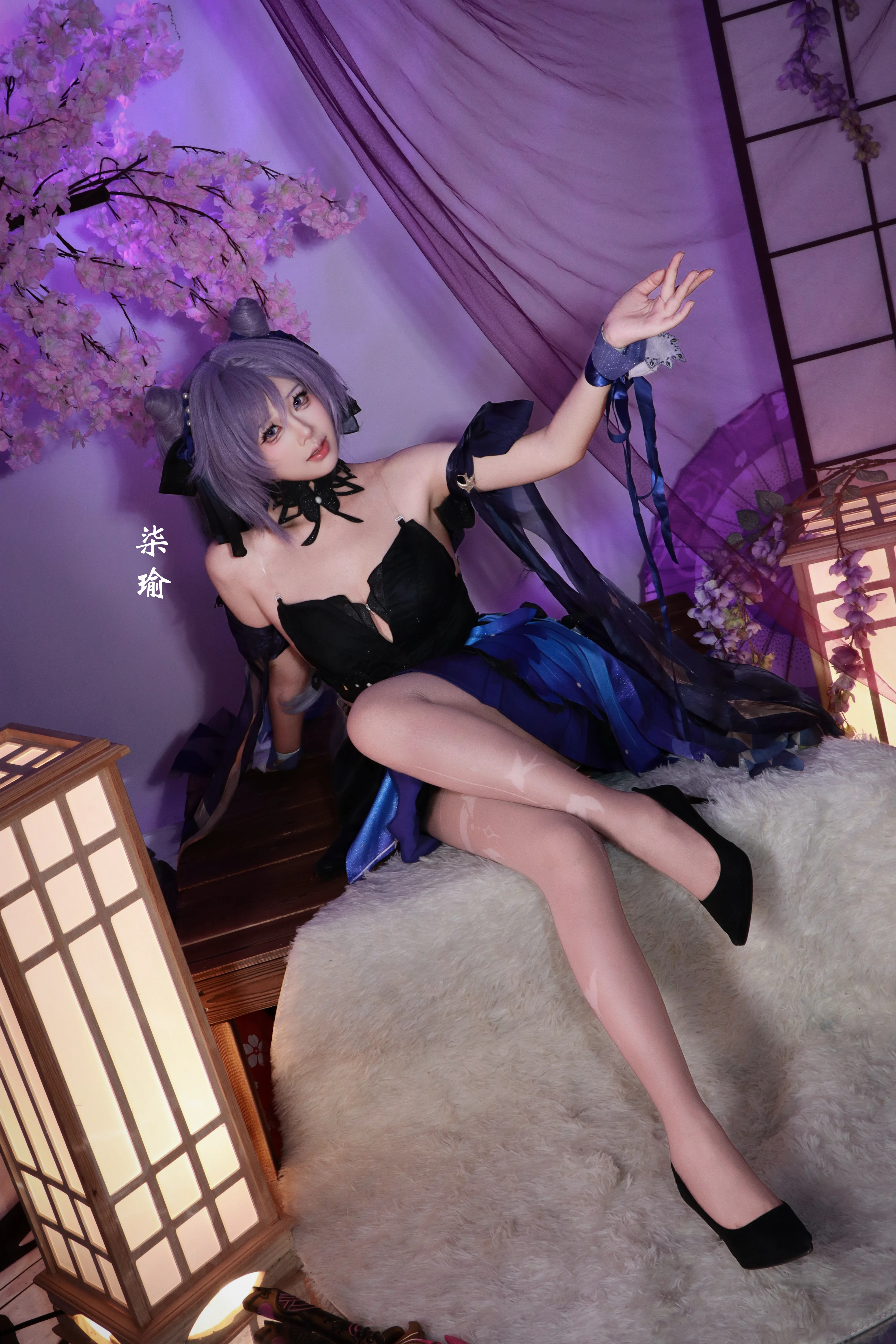 【刻晴cos】原神刻晴霓裾翩躚的靜謐一角