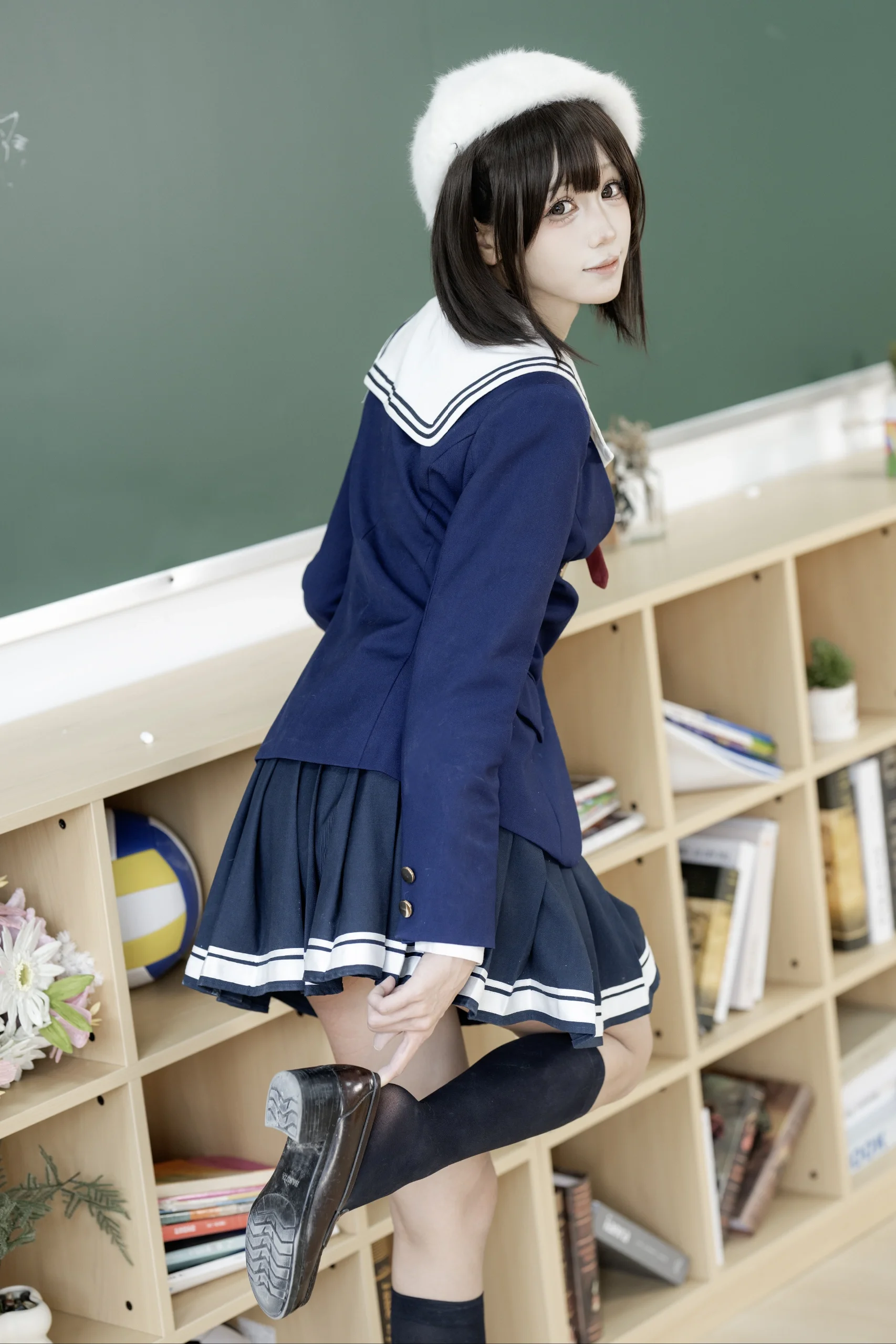 【加藤惠cos】女主角的余裕，校园里的小恶魔感 - 第 2 张