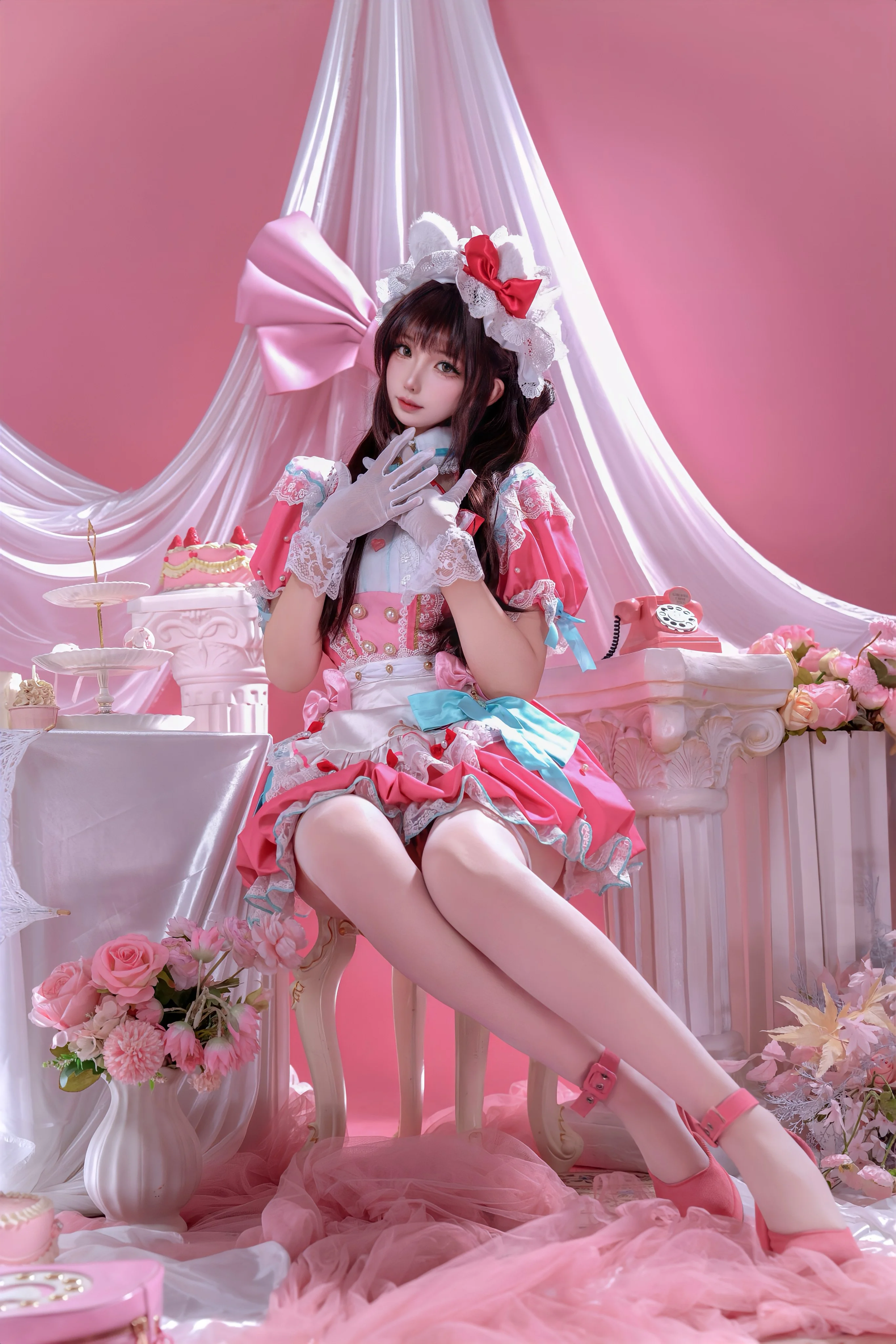 【胡桃cos】永劫無間裡的Kitty貓，粉嫩甜酷兩手抓 - 第 2 張