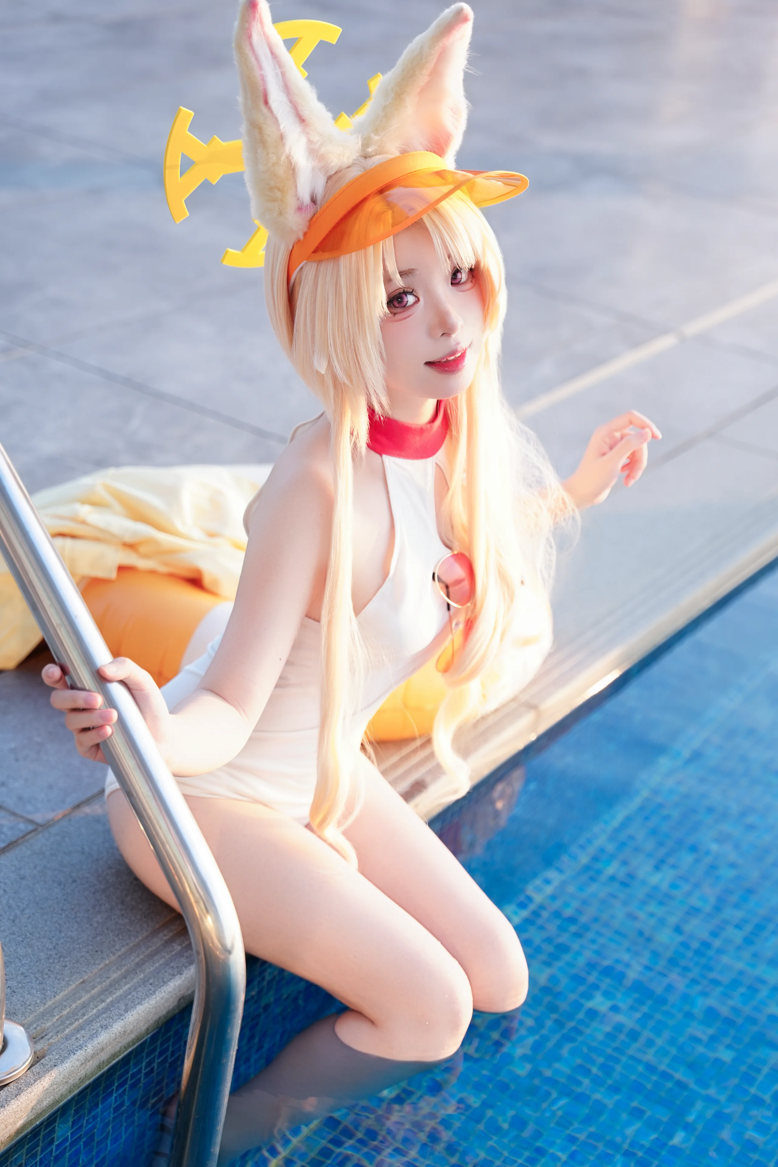 藍白夢幻風cosplay，光影與道具的質感搭配 - 第 8 張