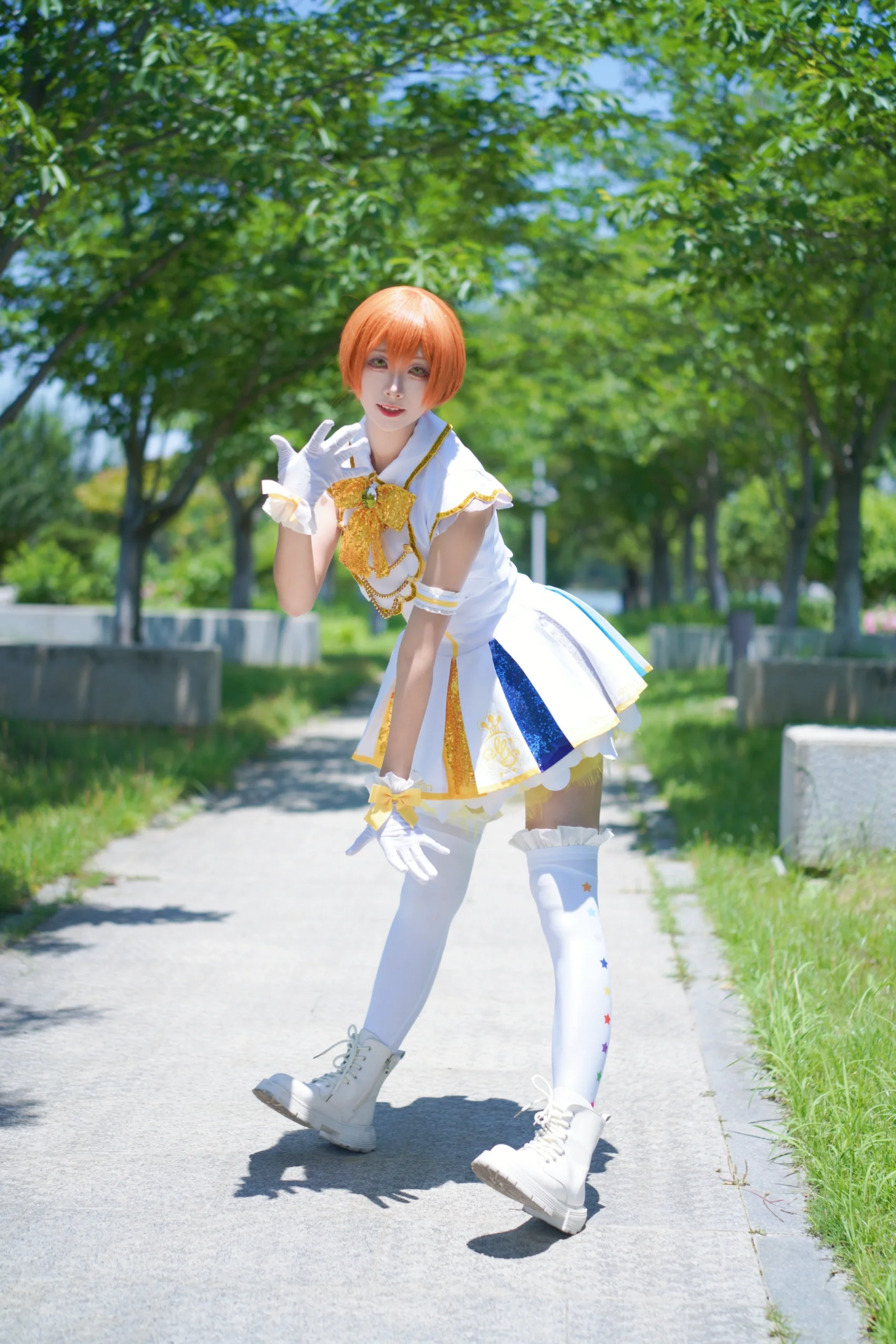 【星空凛cos】LoveLive!缪斯的小偶像，元气满满登场 - 第 1 张