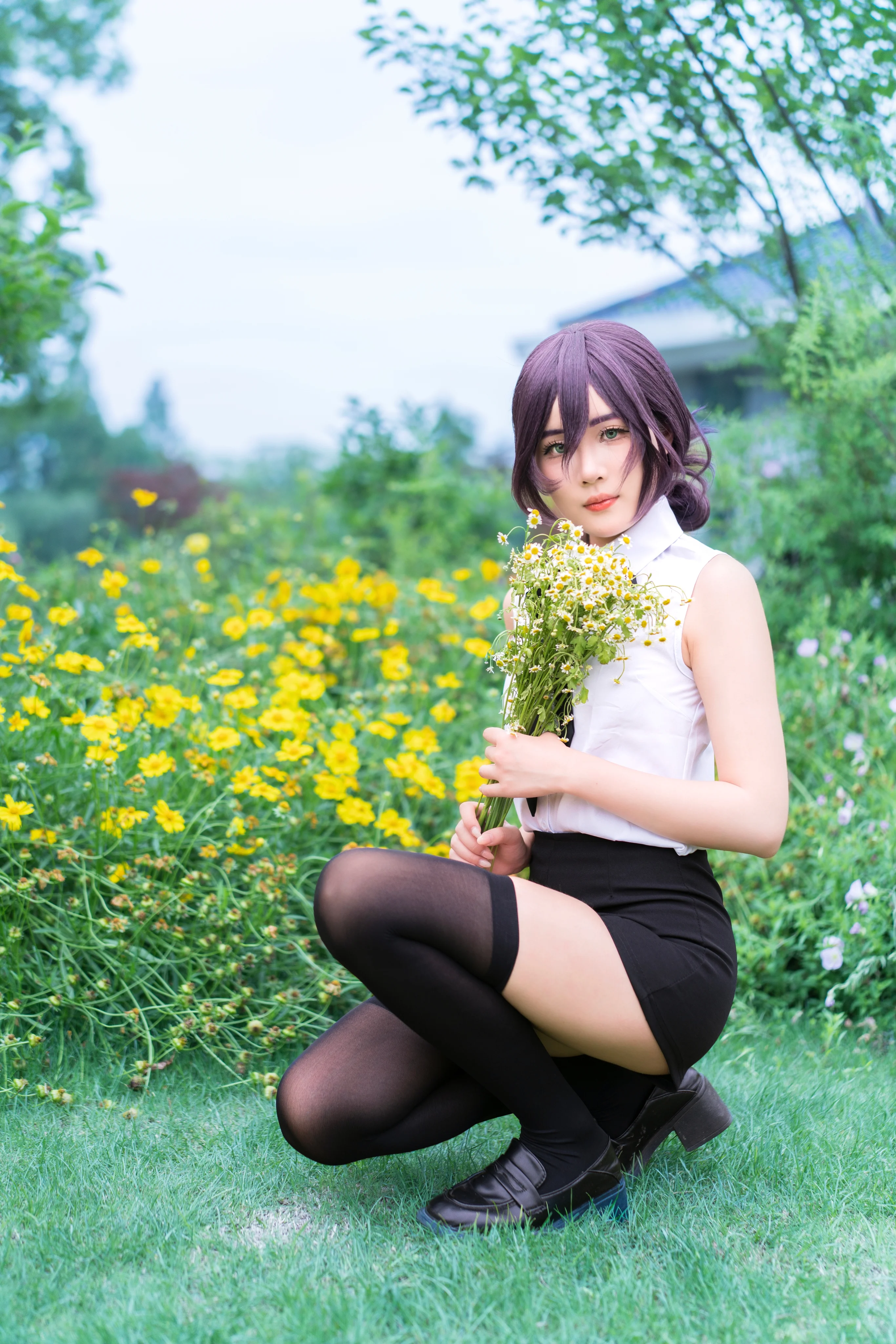 【蕾塞cos】電鋸人 夏日草地裡的清爽定格 - 第 4 張