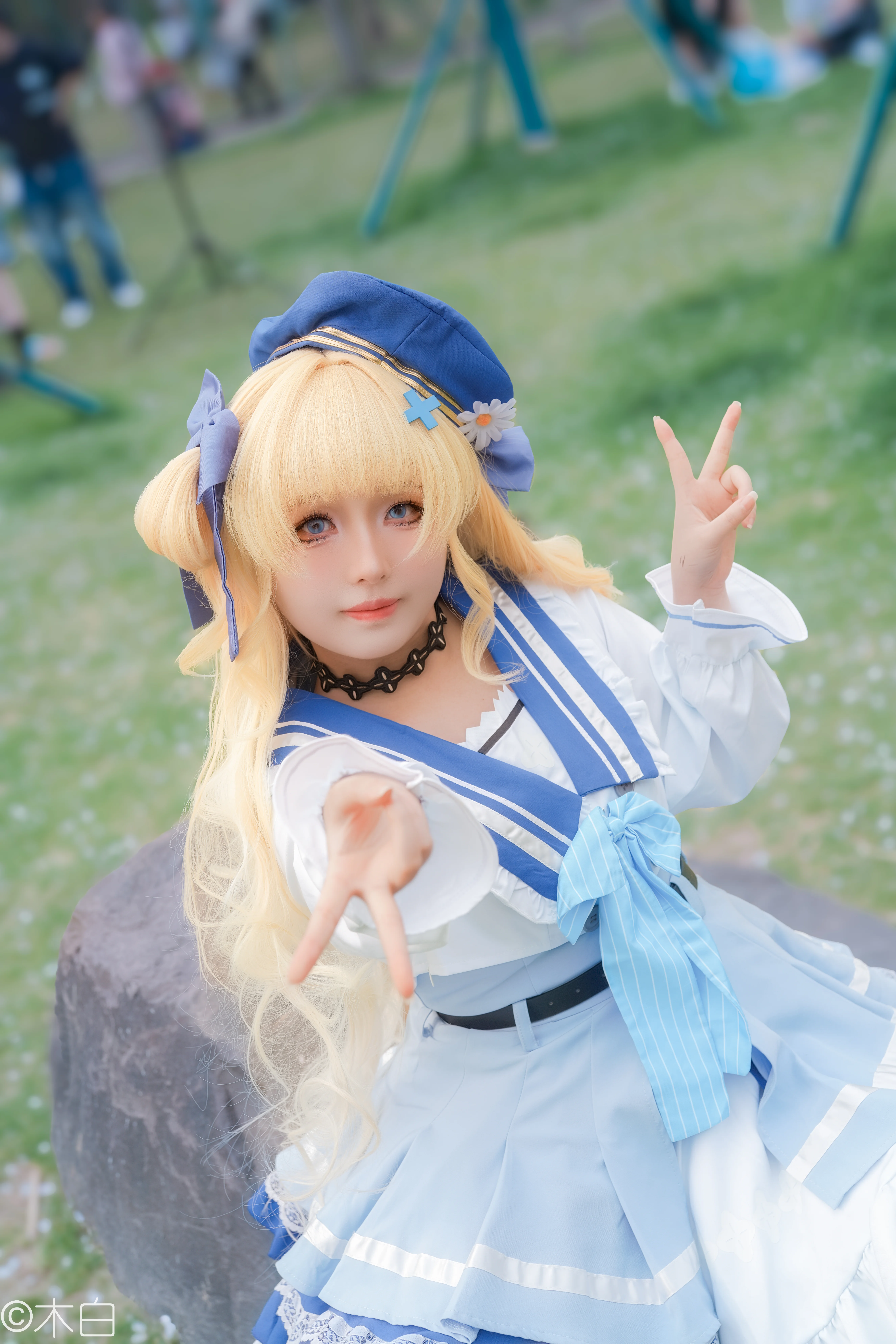 【菲比cos】鳴潮春日櫻花限定，金匱公園草地外景 - 第 10 張