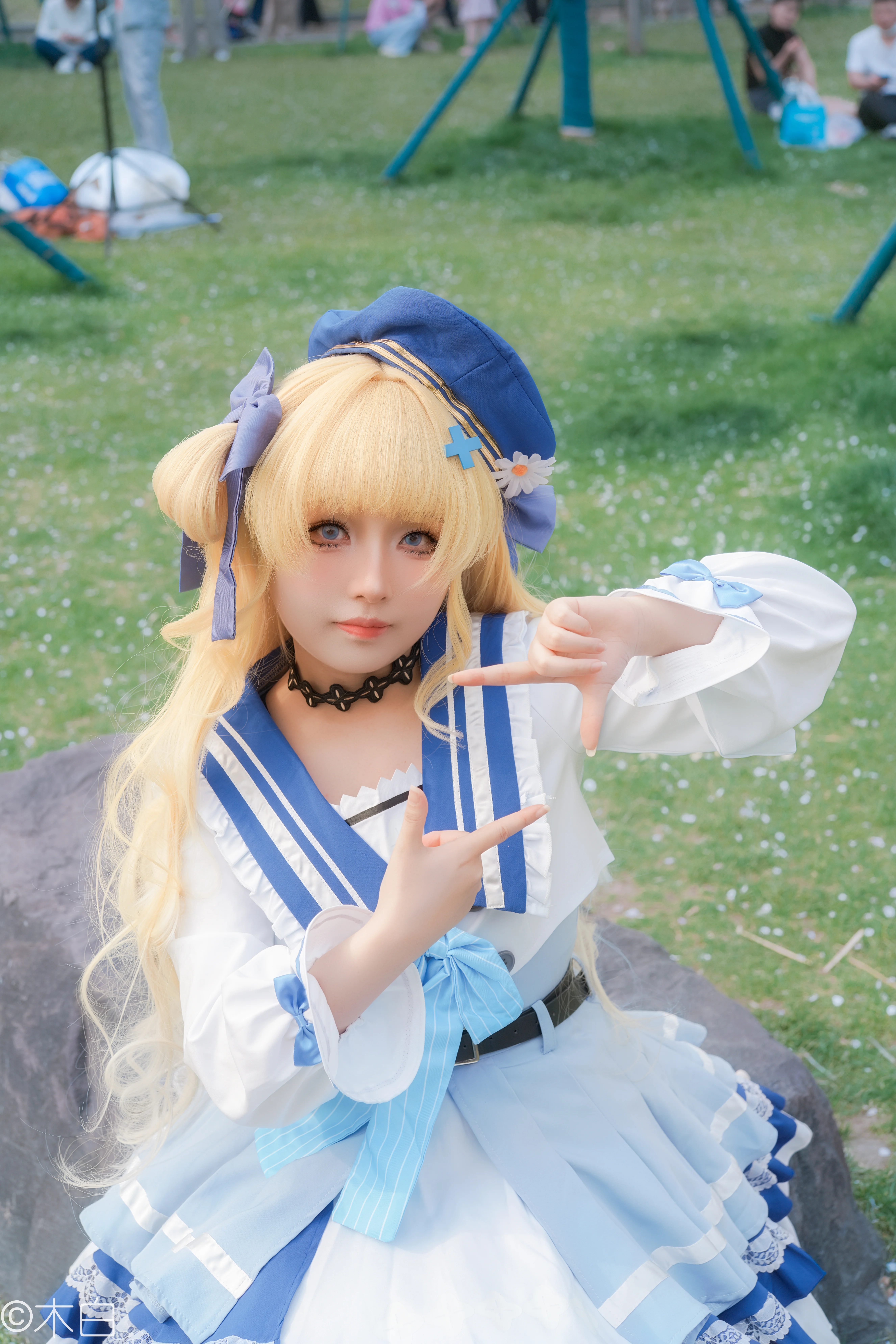 【菲比cos】鳴潮春日櫻花限定，金匱公園草地外景 - 第 4 張