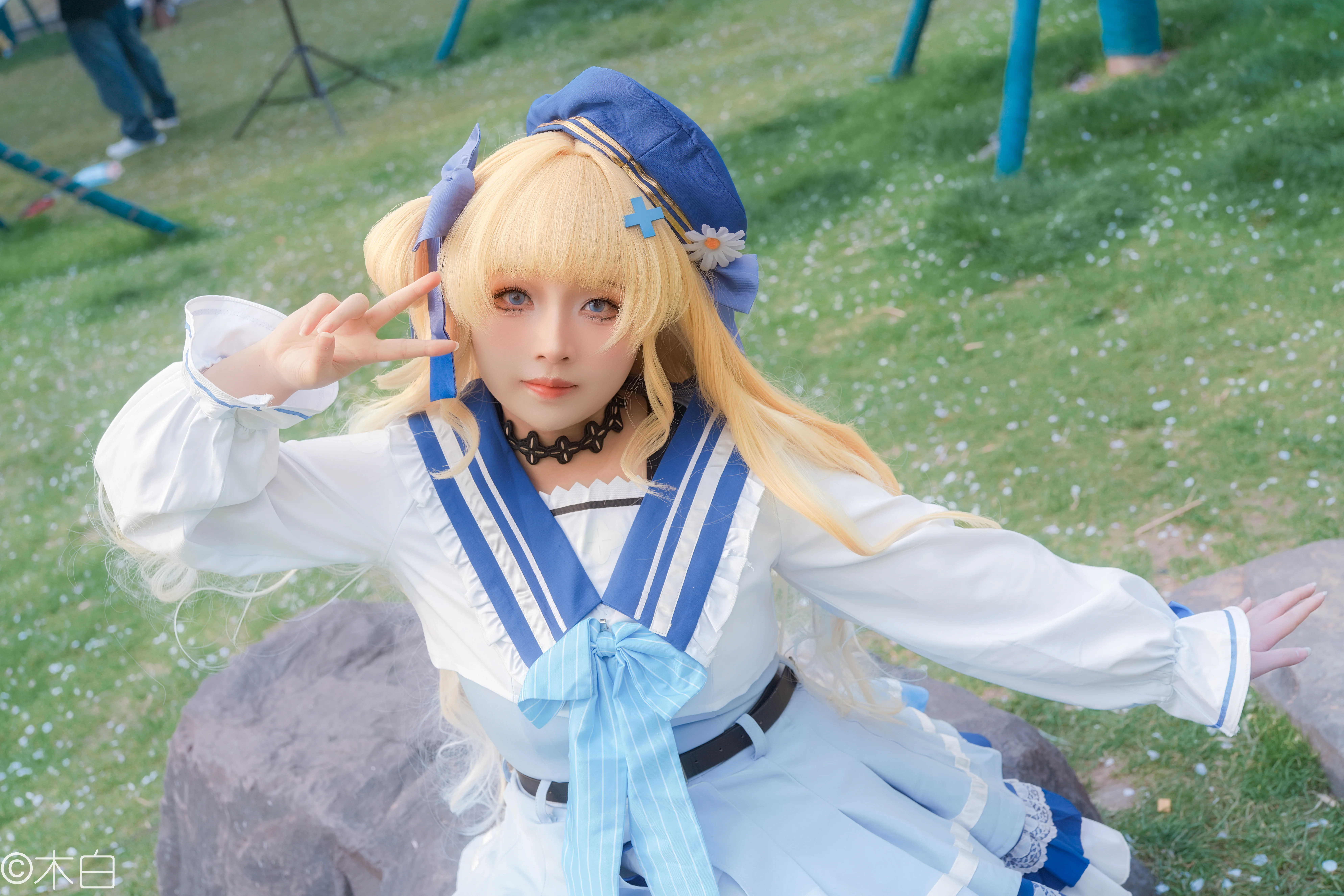 【菲比cos】鳴潮春日櫻花限定，金匱公園草地外景 - 第 5 張