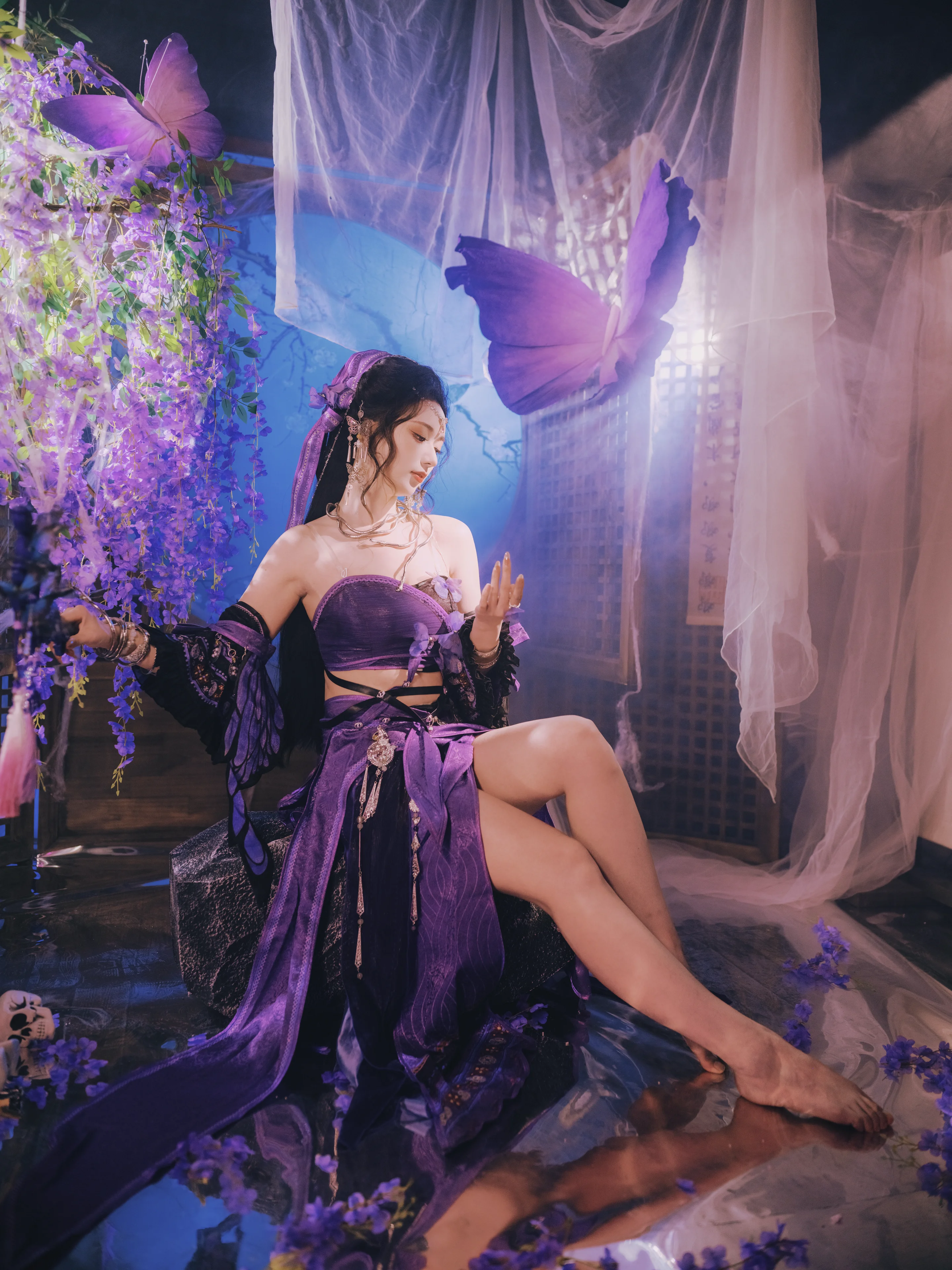 [Five Poisons Sect Cosplay] The Long Night and Butterfly Dance of the JX3 Poison Master - Image 1