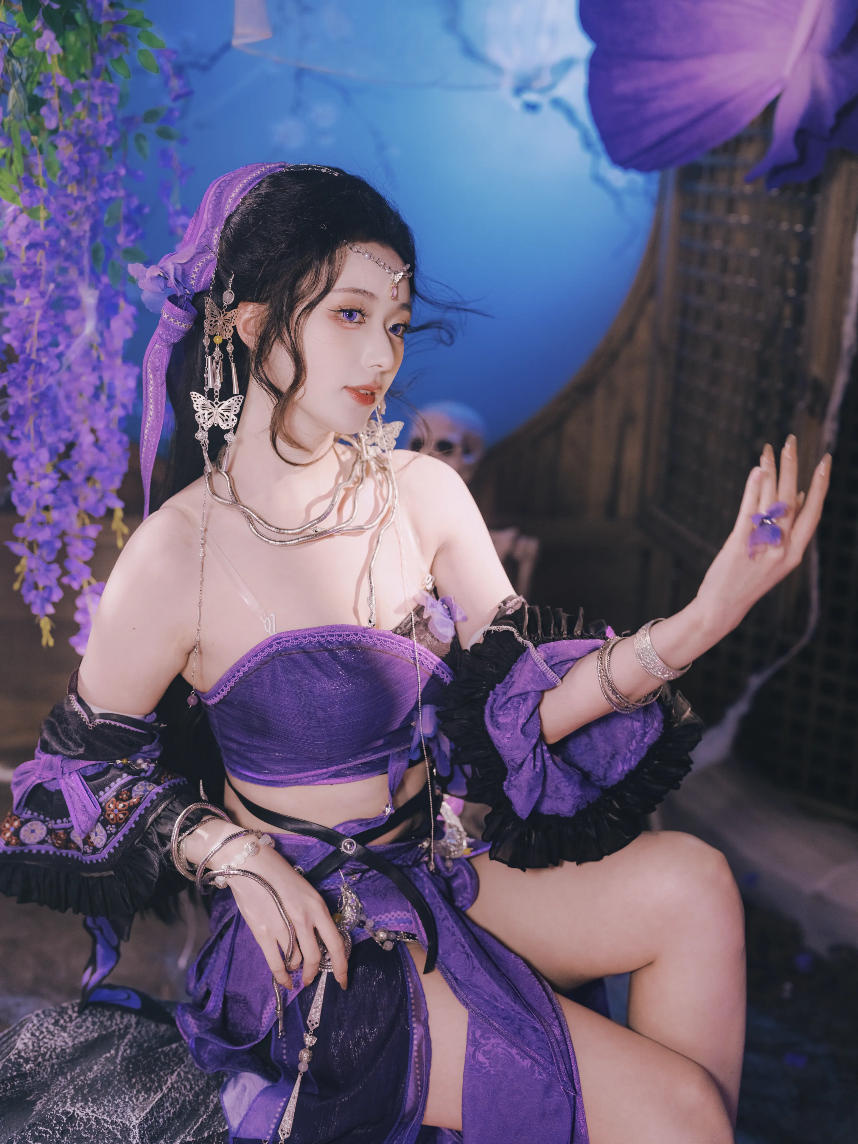【五毒コスプレ】剣網3 藤の花の下で繰り広げられる苗疆の幻夢 - 2 枚目