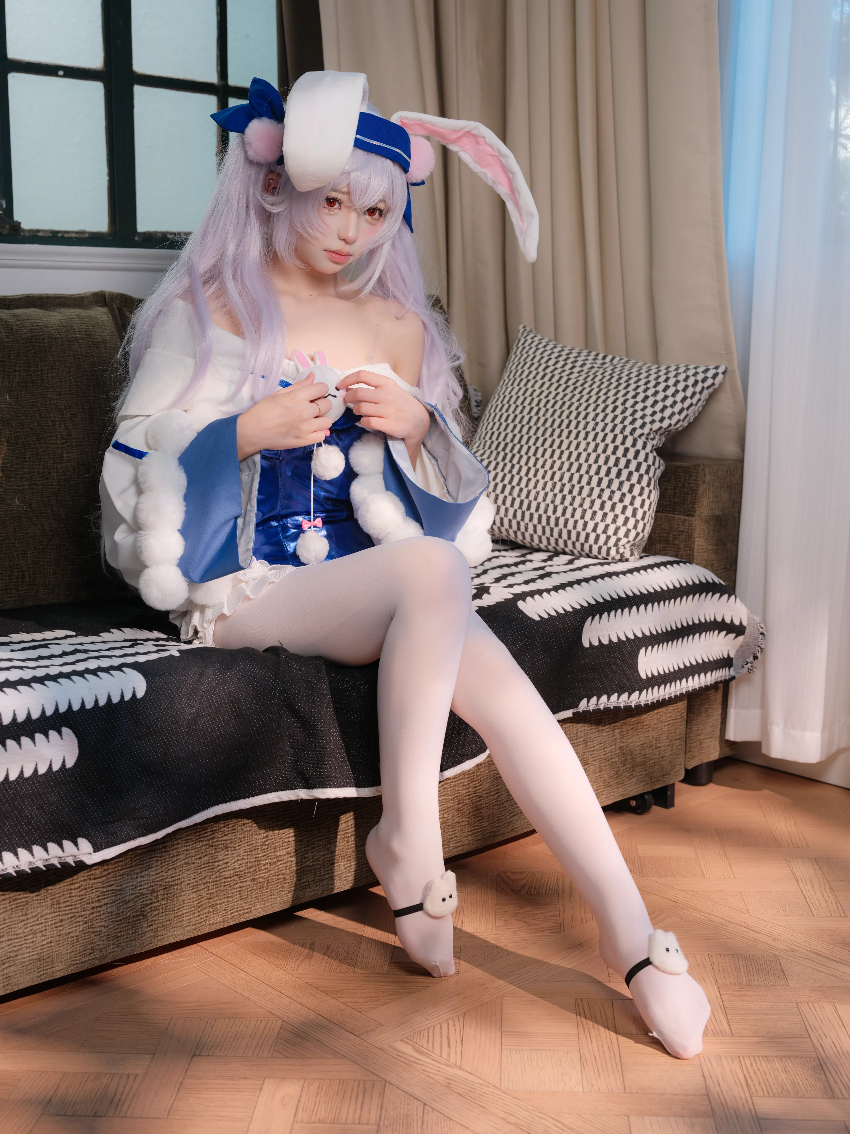 【アズールレーン ラフィー コスプレ】お寝坊うさぎの日常記録 - 4 枚目